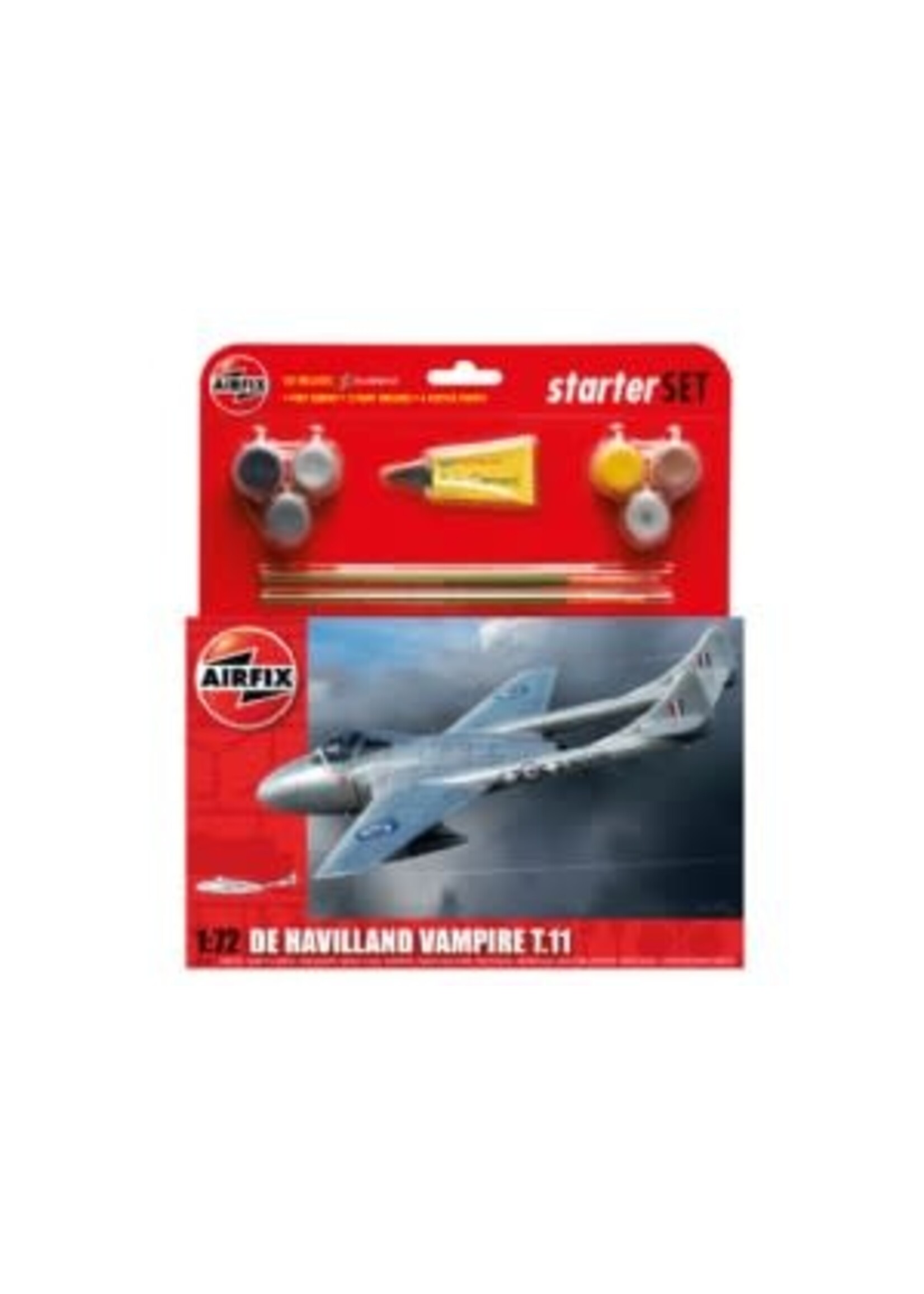 Airfix AIR55204A De Havilland Vampire T.II Gift Set (1/72)