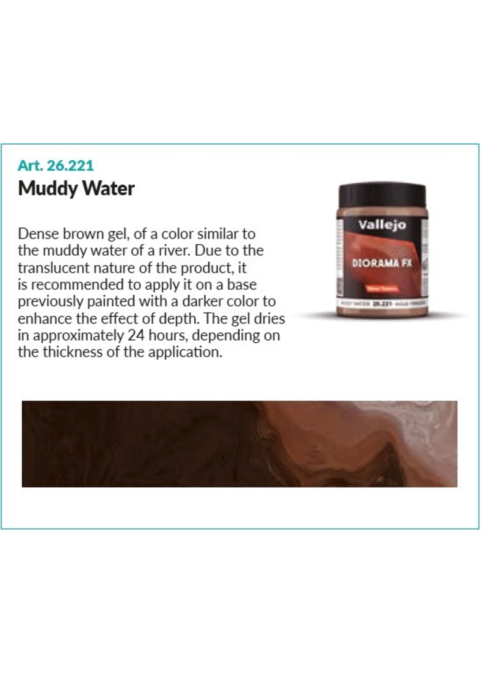 Vallejo VAL26221 Muddy Water (200ml)