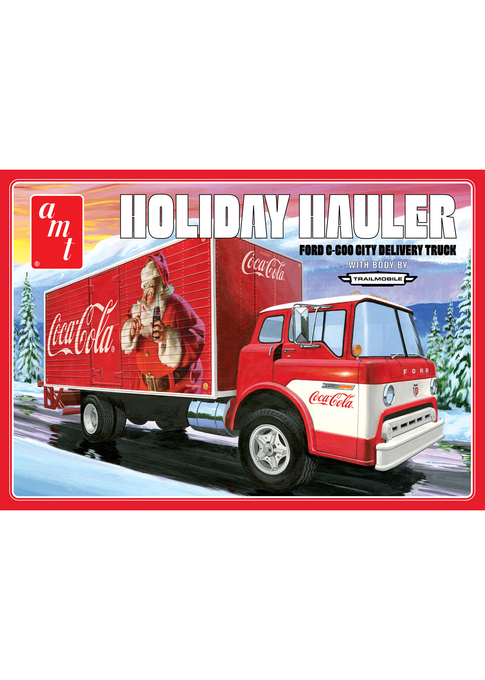 AMT AMT1459 Ford C-600 City Holiday Delivery Truck (1/25)