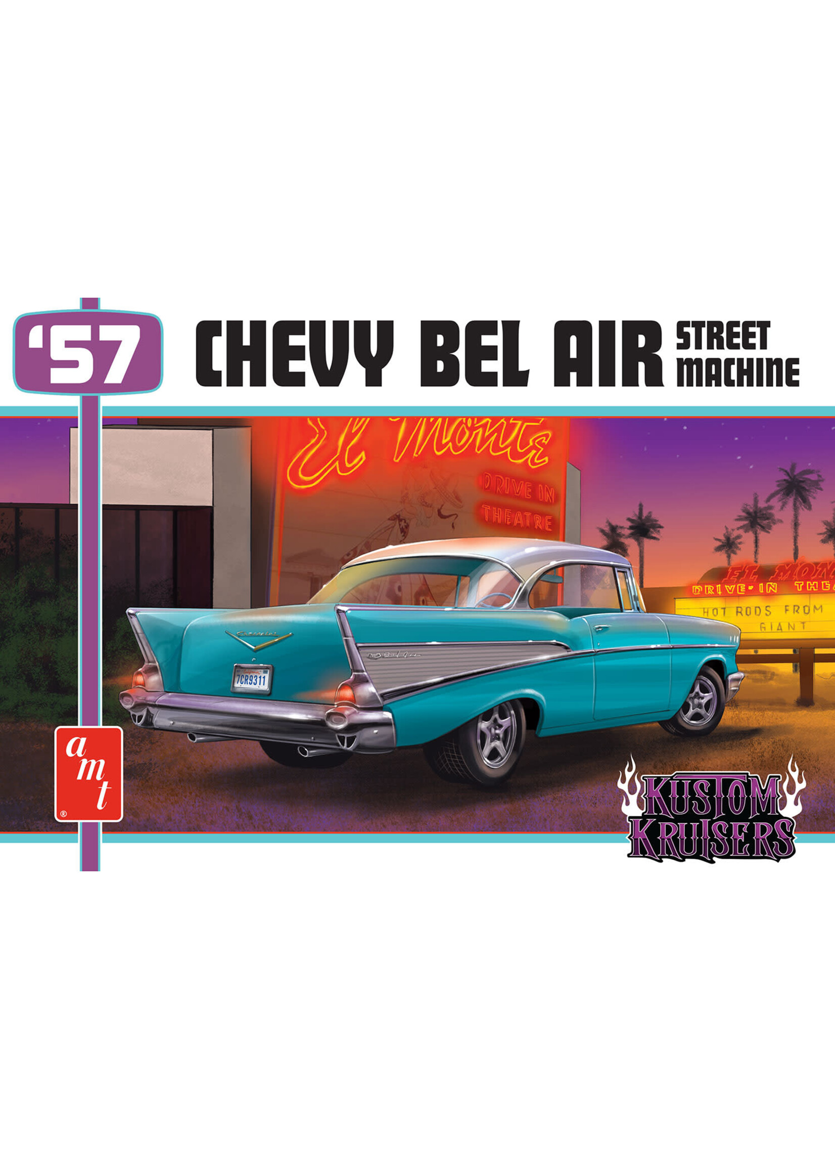 AMT AMT1460 1957 Chevy Bel Air Street Machine (1/25)