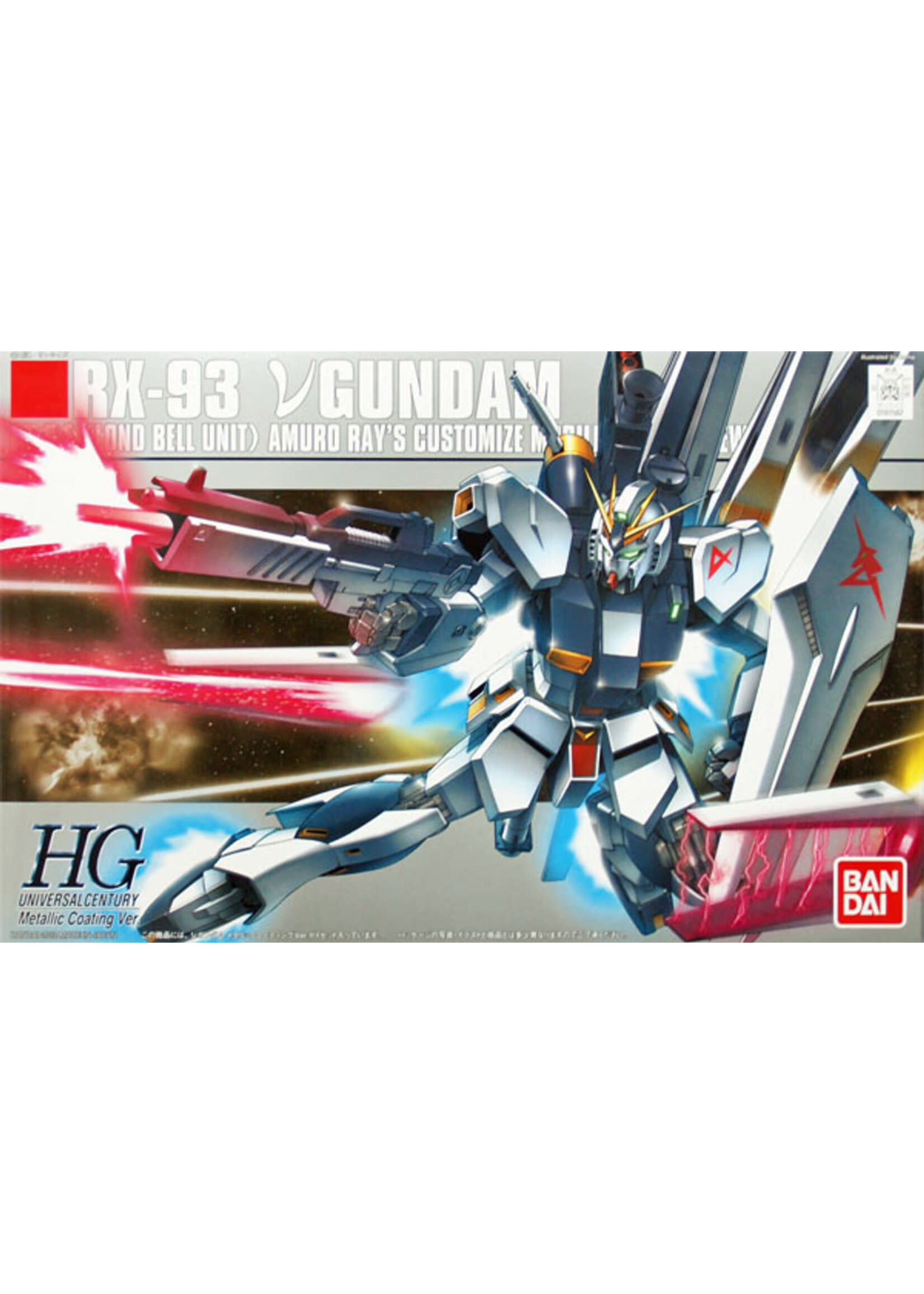 Bandai BNDAI2091781 HGUC RX-93 Nu Gundam Metallic Coating (1/144)