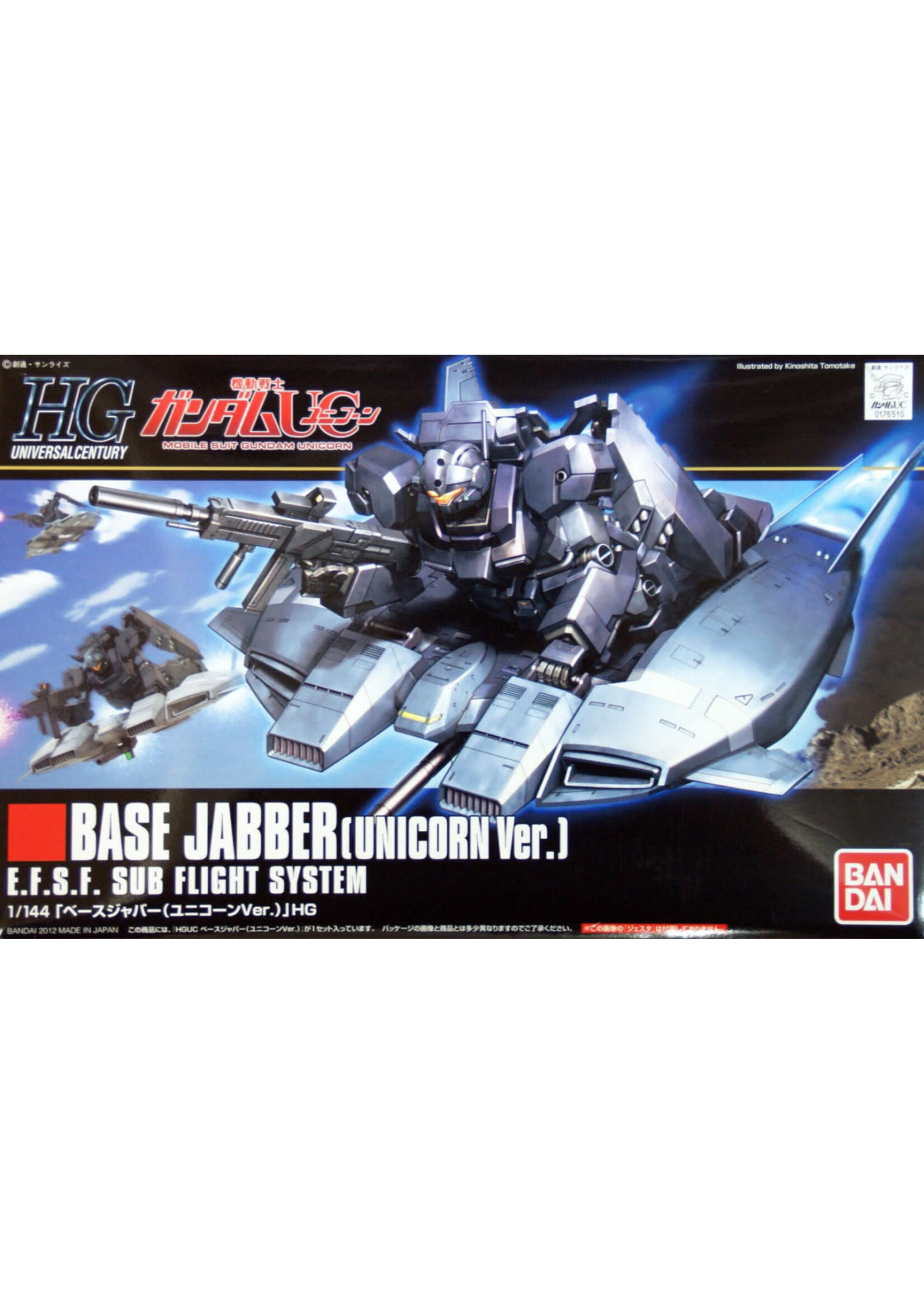 Bandai BNDAI2176838 HGUC B ase Jabber Unicorn Version (1/144)