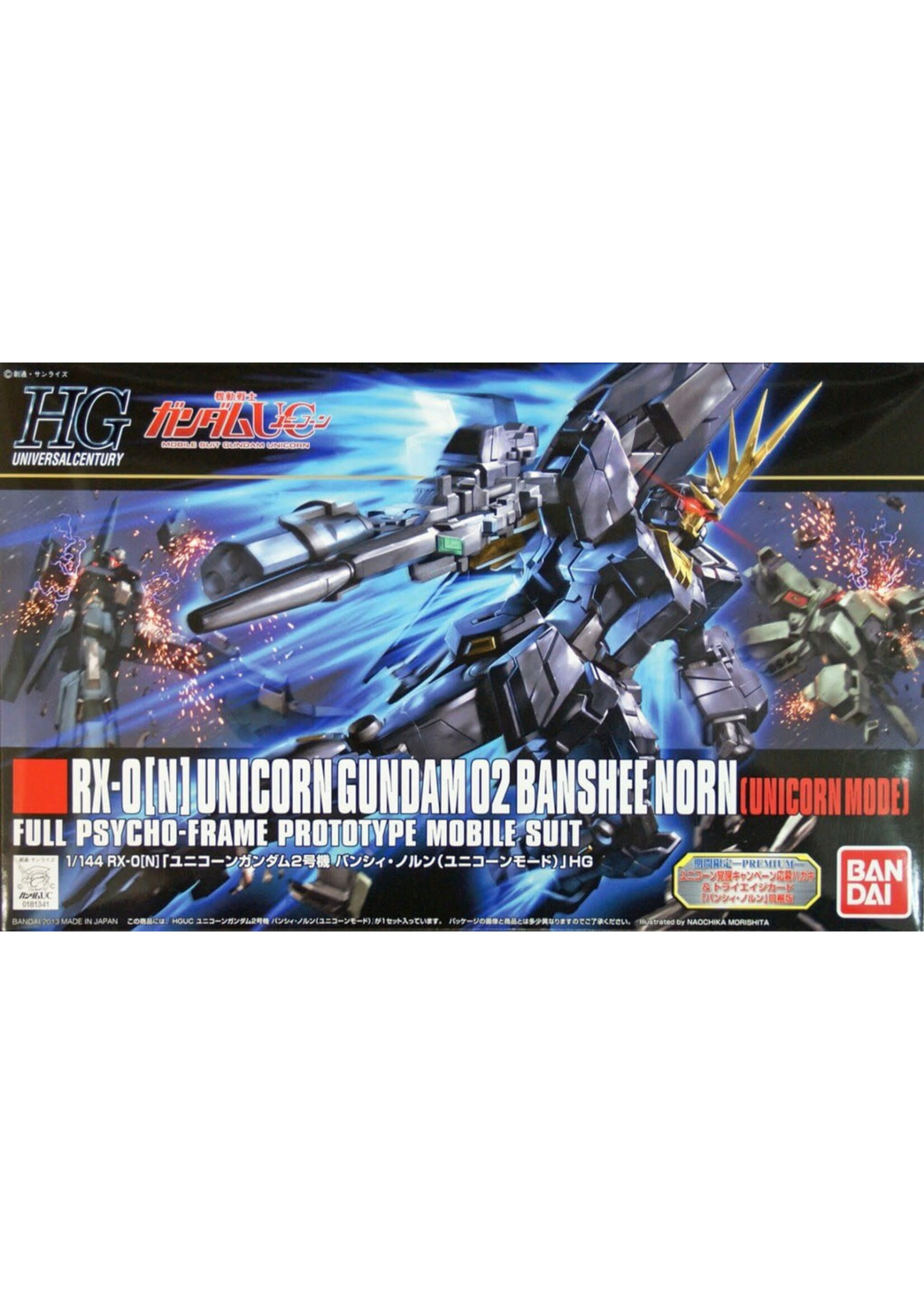 Bandai BNDAI2193536 HGUC RX-0(N) Unicorn Gundam 02 Banshee Norn (1/144)