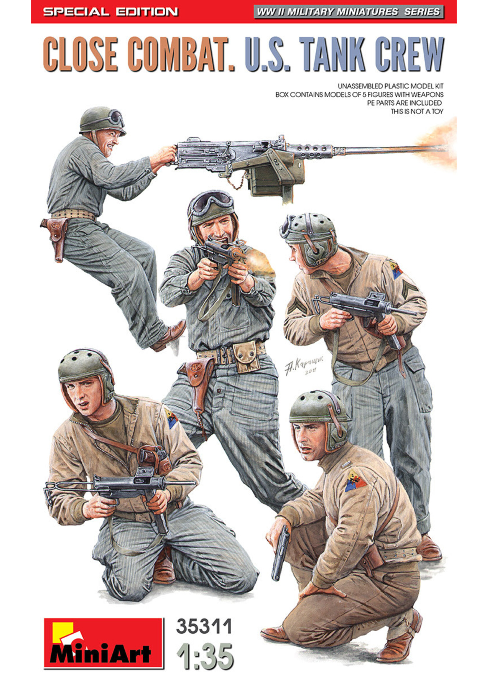 MiniArt MIART35311 Close Combat US Tank Crew (1/35)