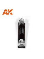 AK Interactive AK-9087 Silicone Brushes Small Hard Tip (5pc)