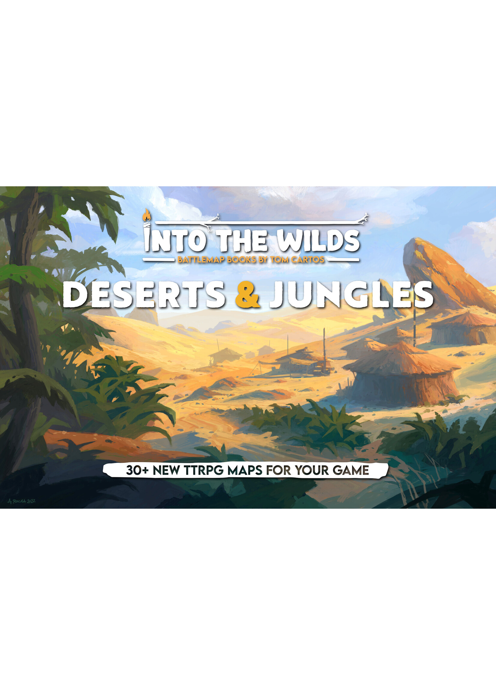 Tom Cartos Battle Mat Book Deserts & Jungles