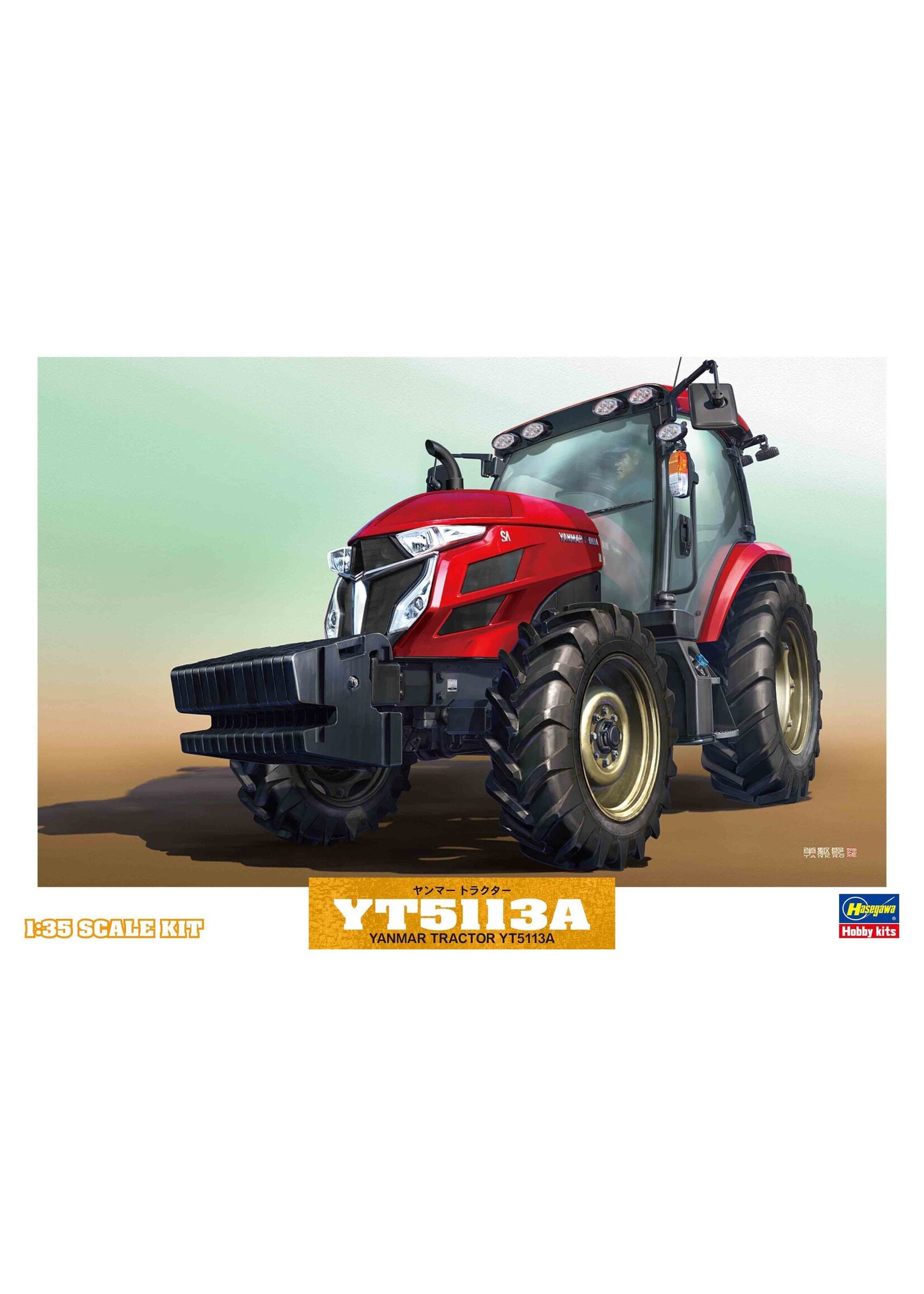 Hasegawa HSGWA66005 Yanmar Tractor Yt5113A (1/35)