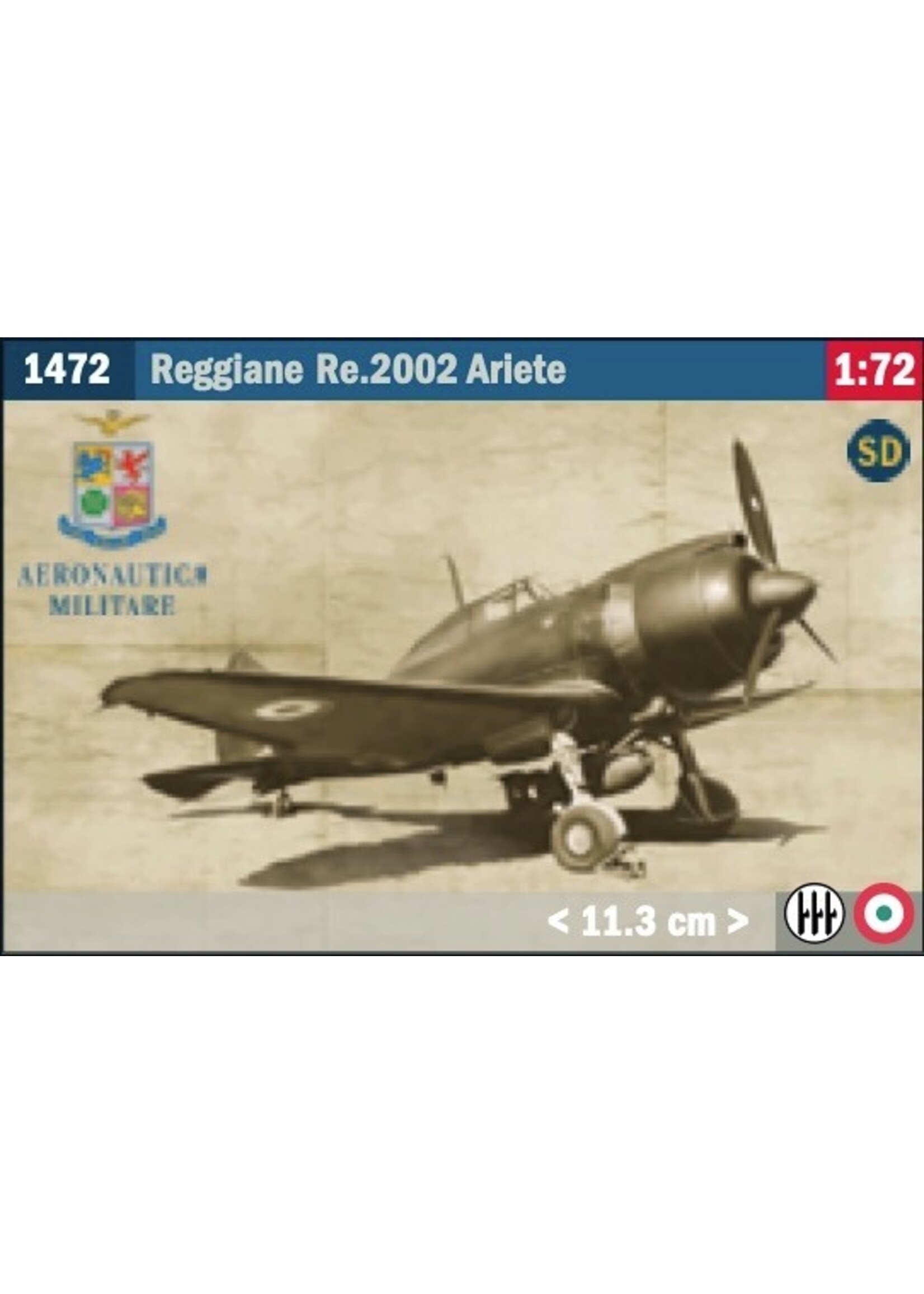 Italeri ITA1472 Reggiane Re.2002 Ariete (1/72)