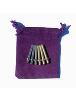 Cribbage Pegs Metal (6 pegs in 2 colors)