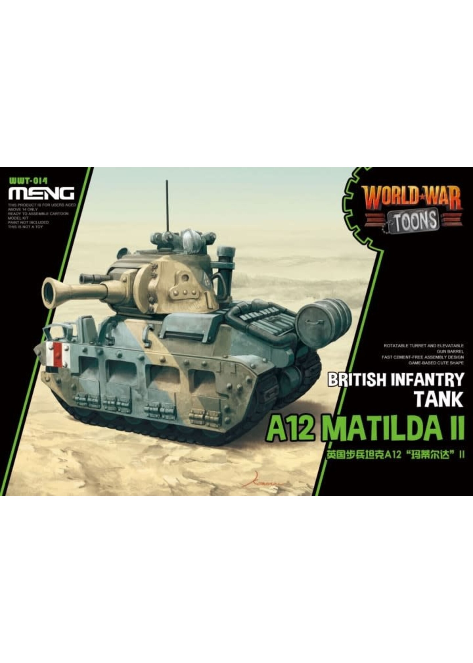 MENG MENGWWT014 A12 Matilda II Tank