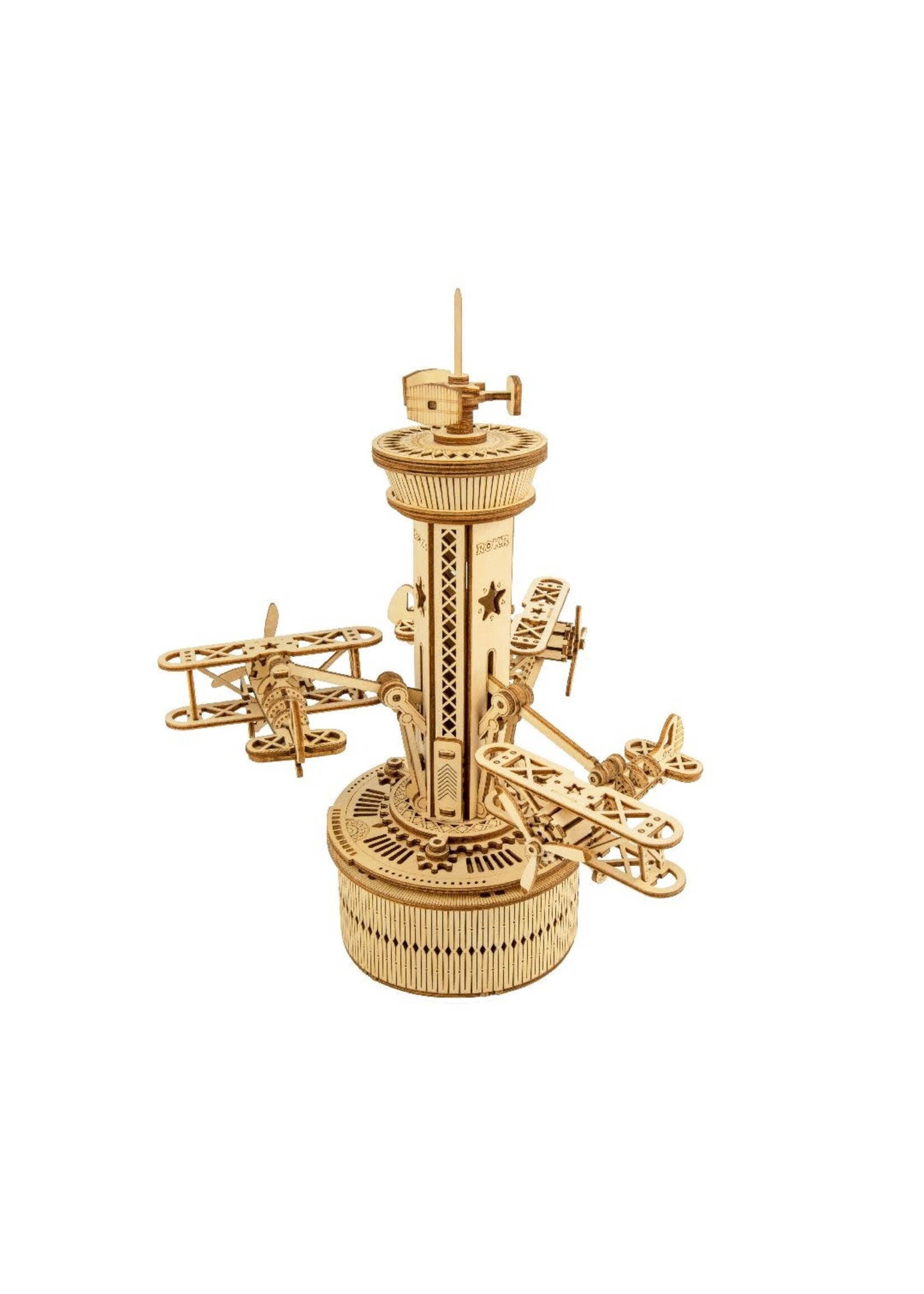 ROKR ROKRMK41 Airplane Control Tower Music Box