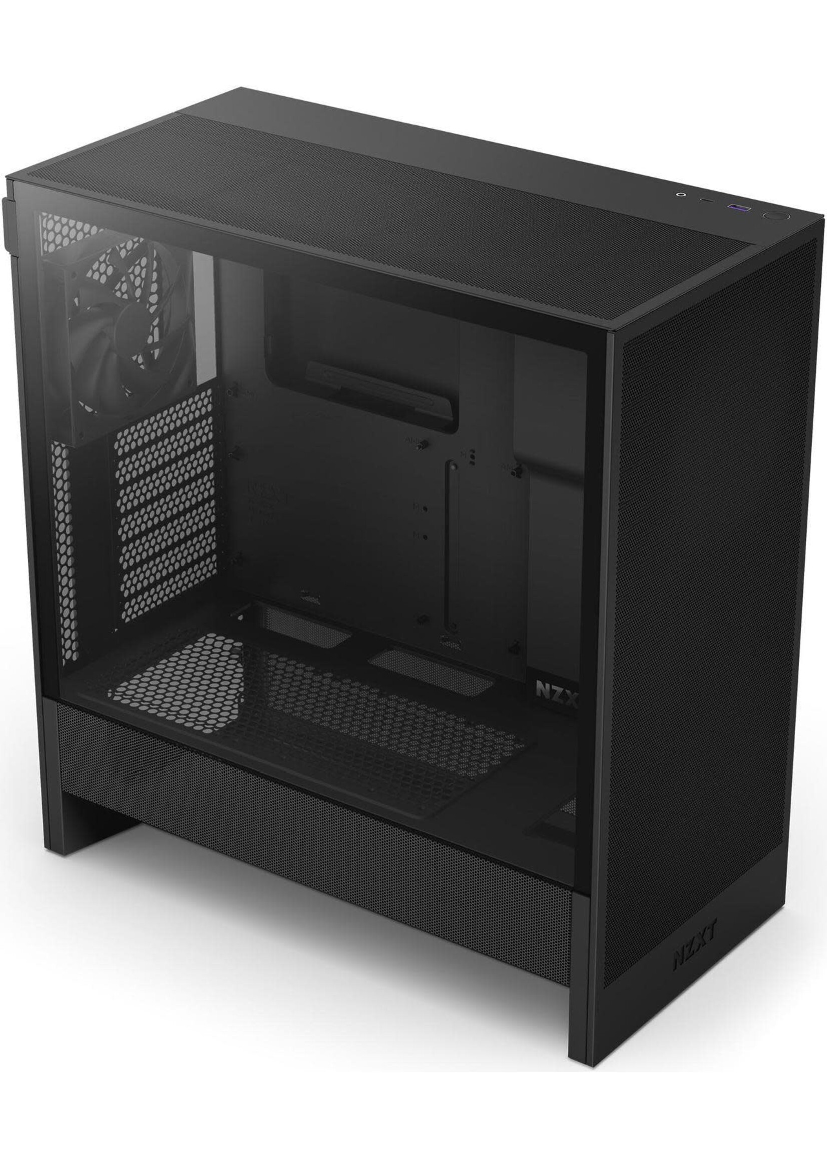 NZXT NZXT H5 Flow Compact Airflow Black Mid Tower ATX Case
