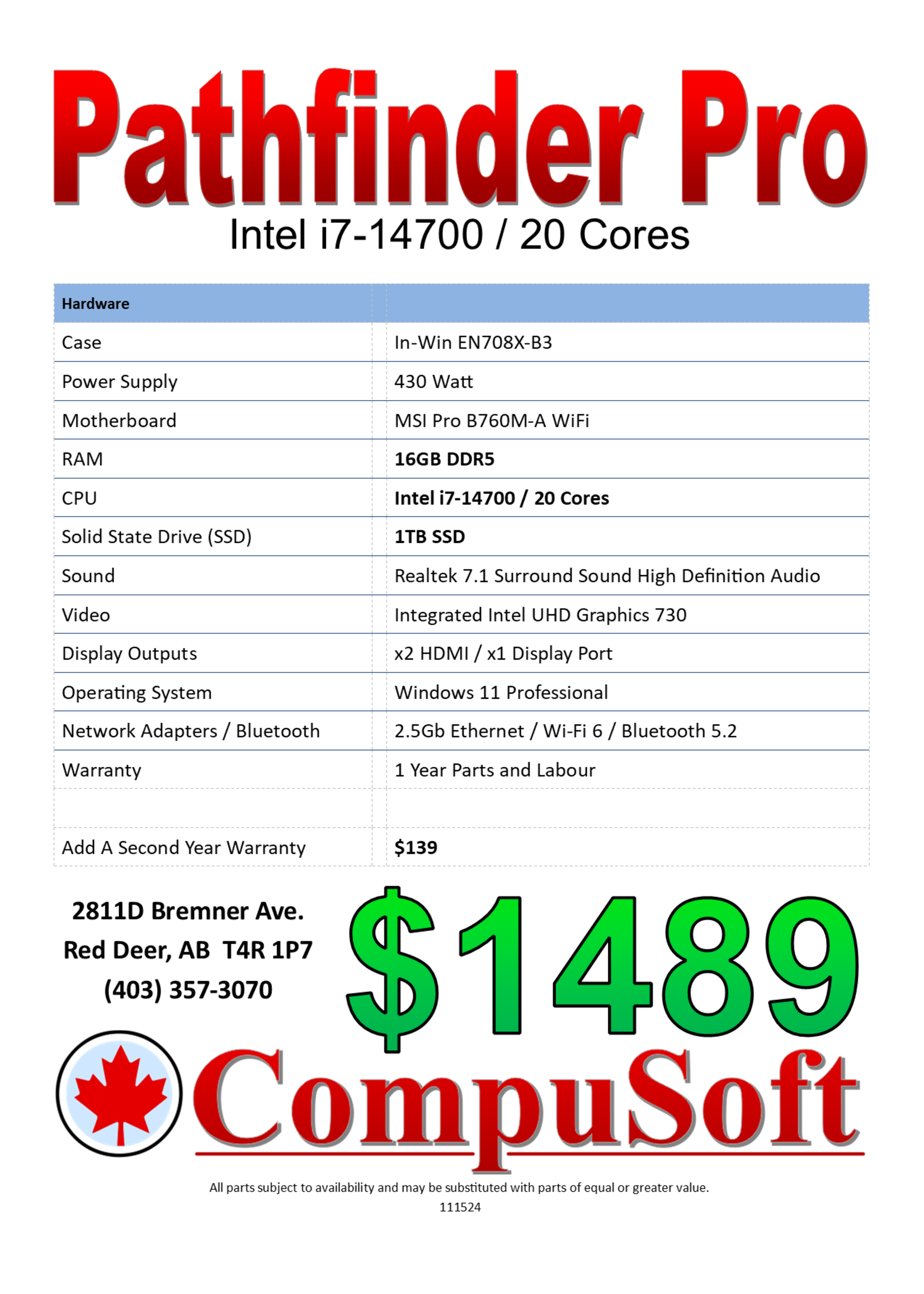 CompuSoft Pathfinder Pro