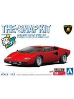 Aoshima AOS06533 Lamborghini Countach LP400 Red SnapKit (1/32)