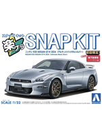 Aoshima AOS06547 Nissan R35 GT-R 2024 Metal Silver SnapKit (1/32)
