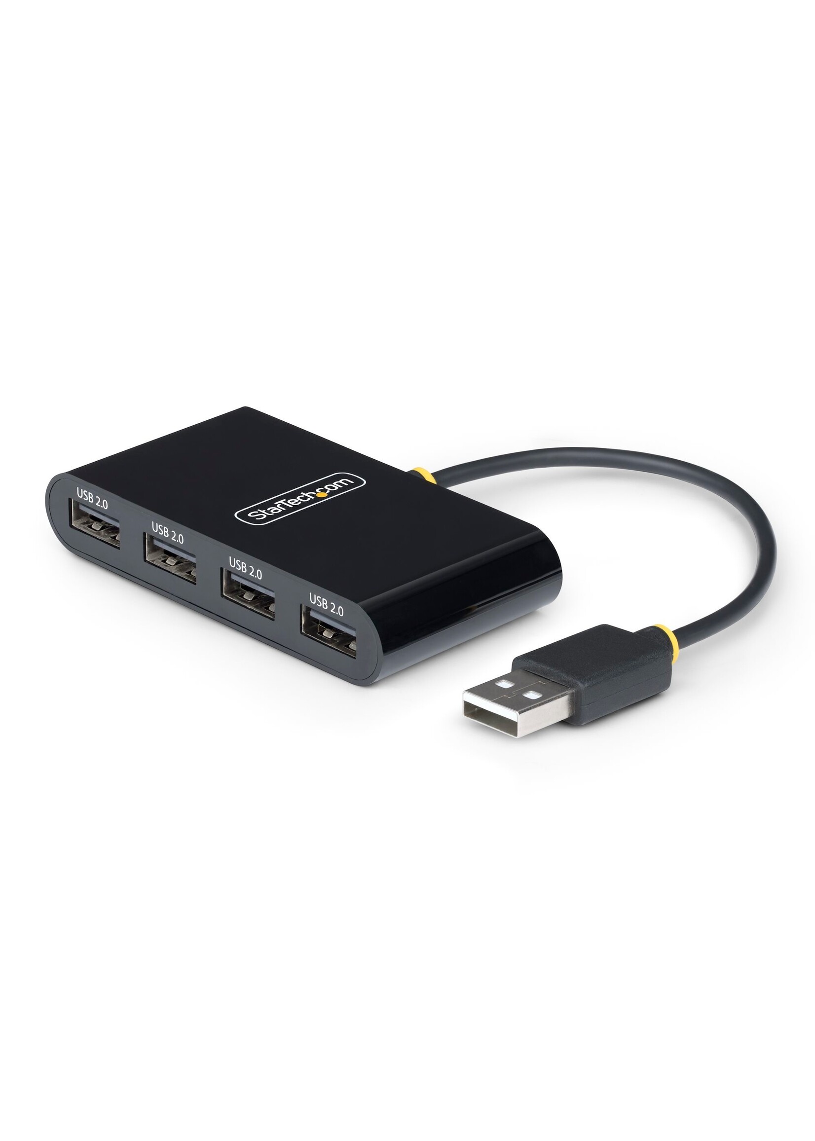 Startech 4-Port USB 2.0 Travel Mini USB Hub with Overcurrent Protection (OCP)