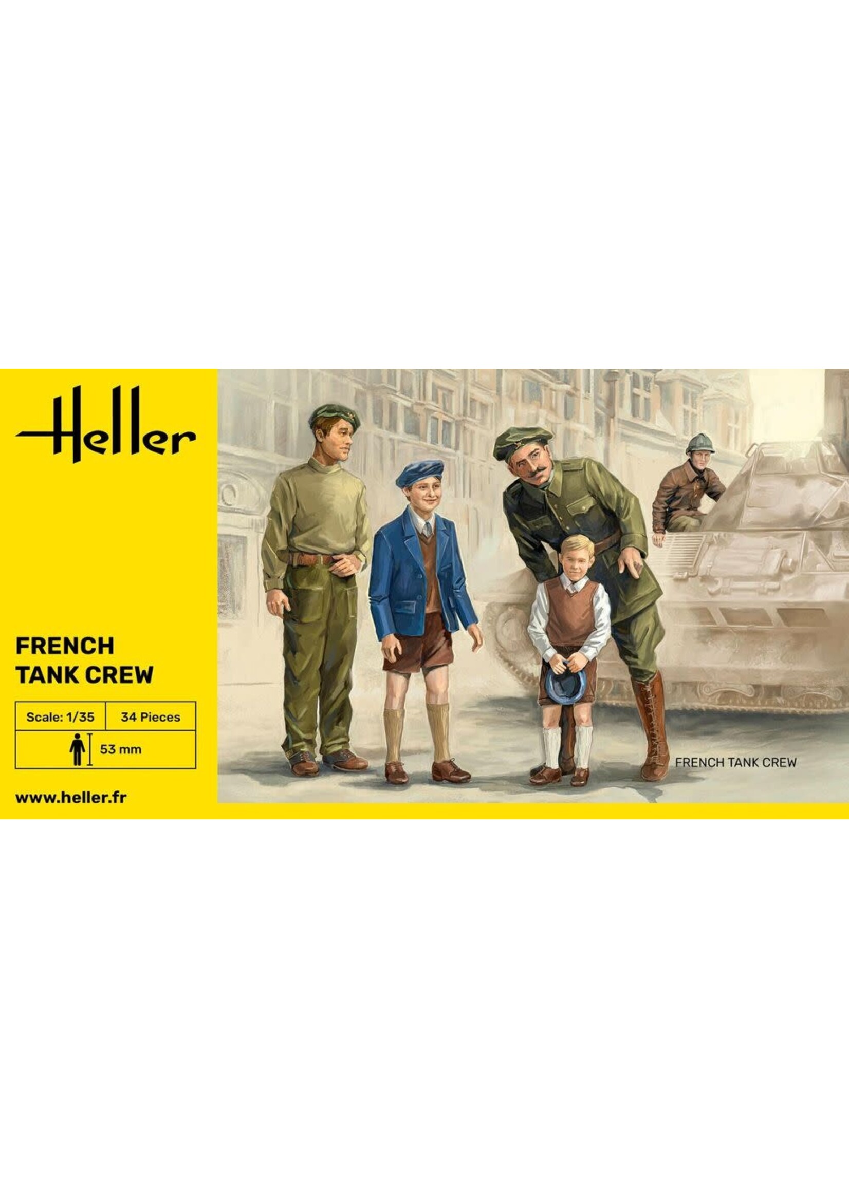 Heller HLR30323 French Tank Crew (1/35)