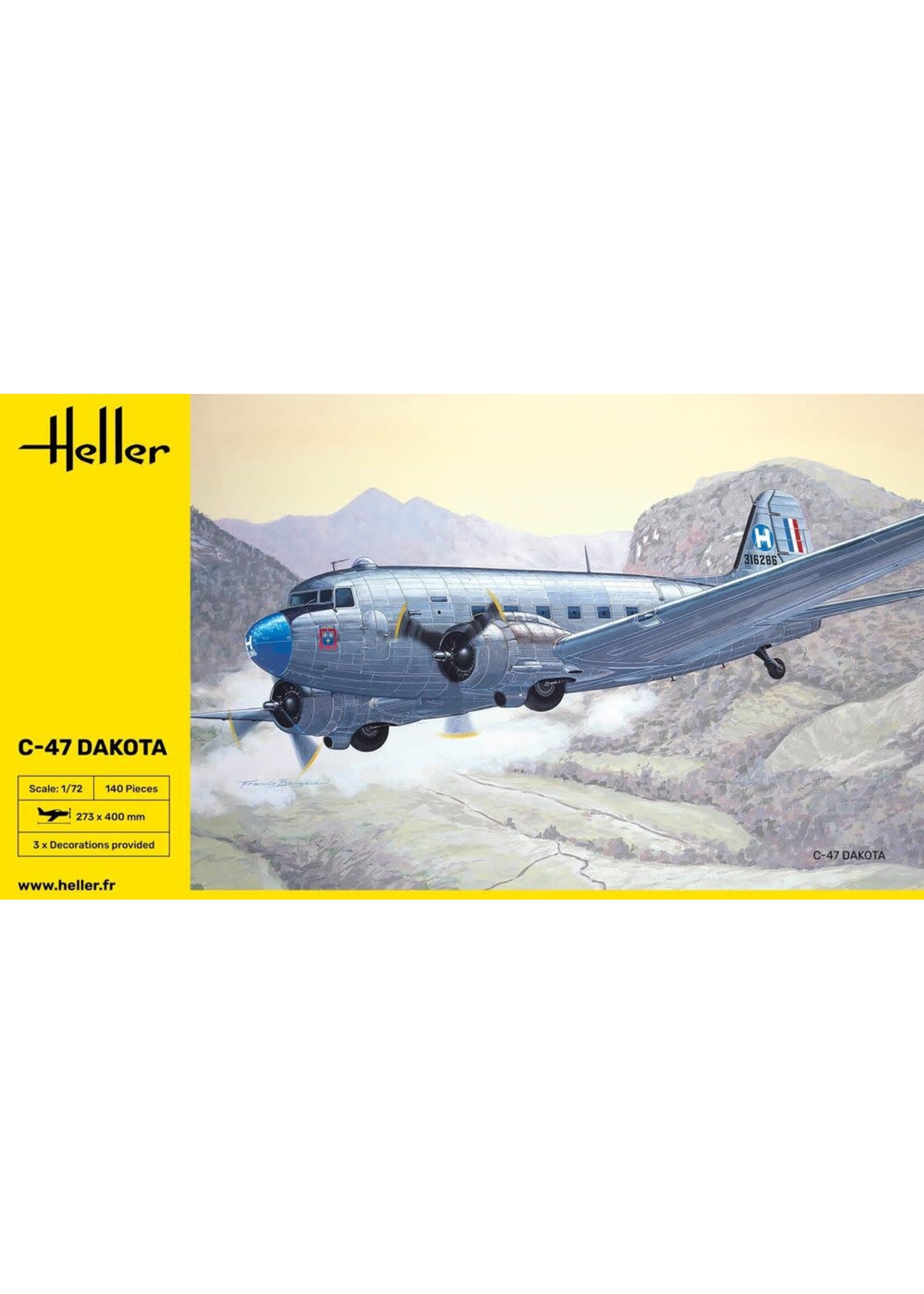 Heller HLR30372 C-47 Dakota (1/72)