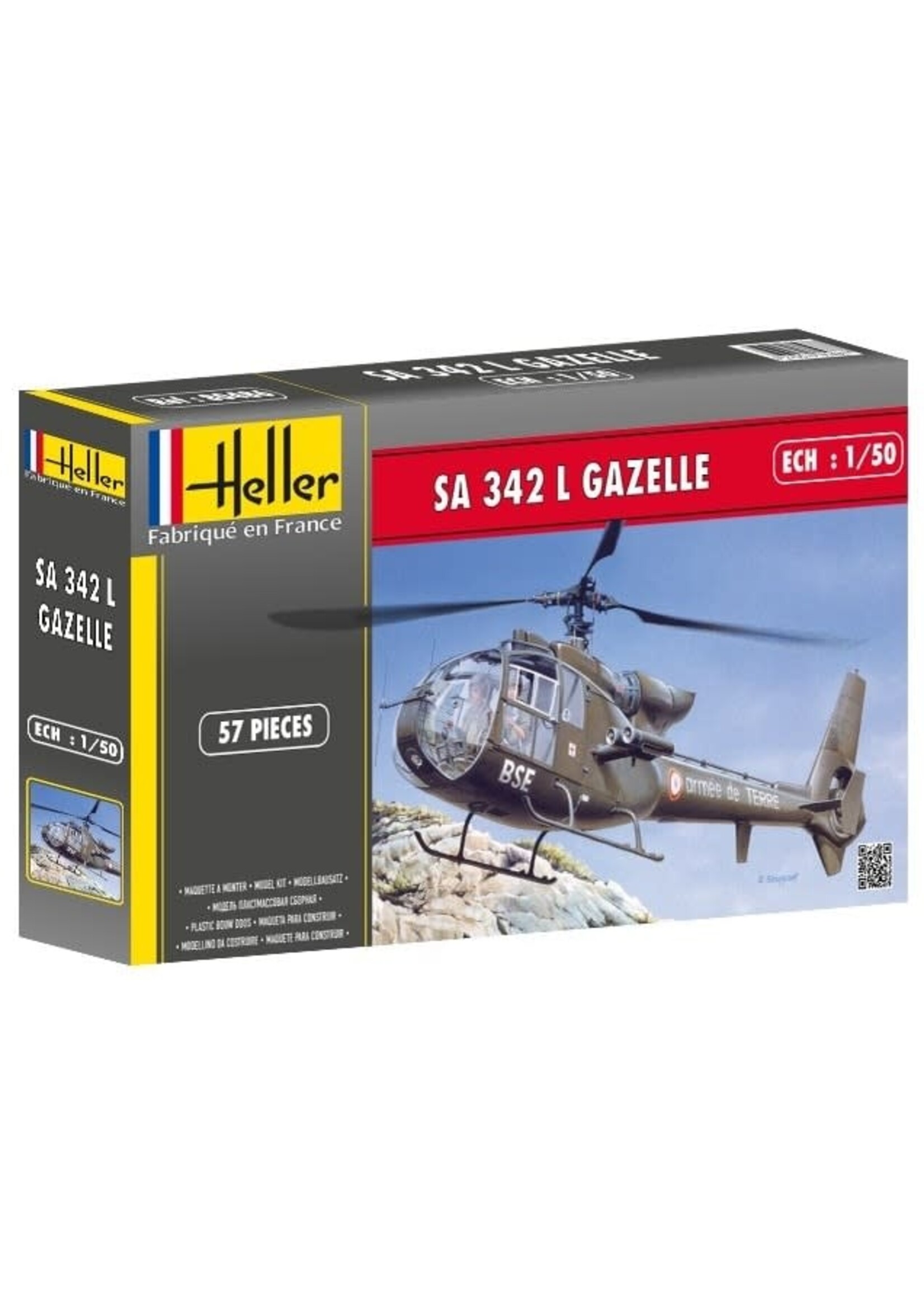 Heller HLR80486 SA 342 Gazelle (1/48)