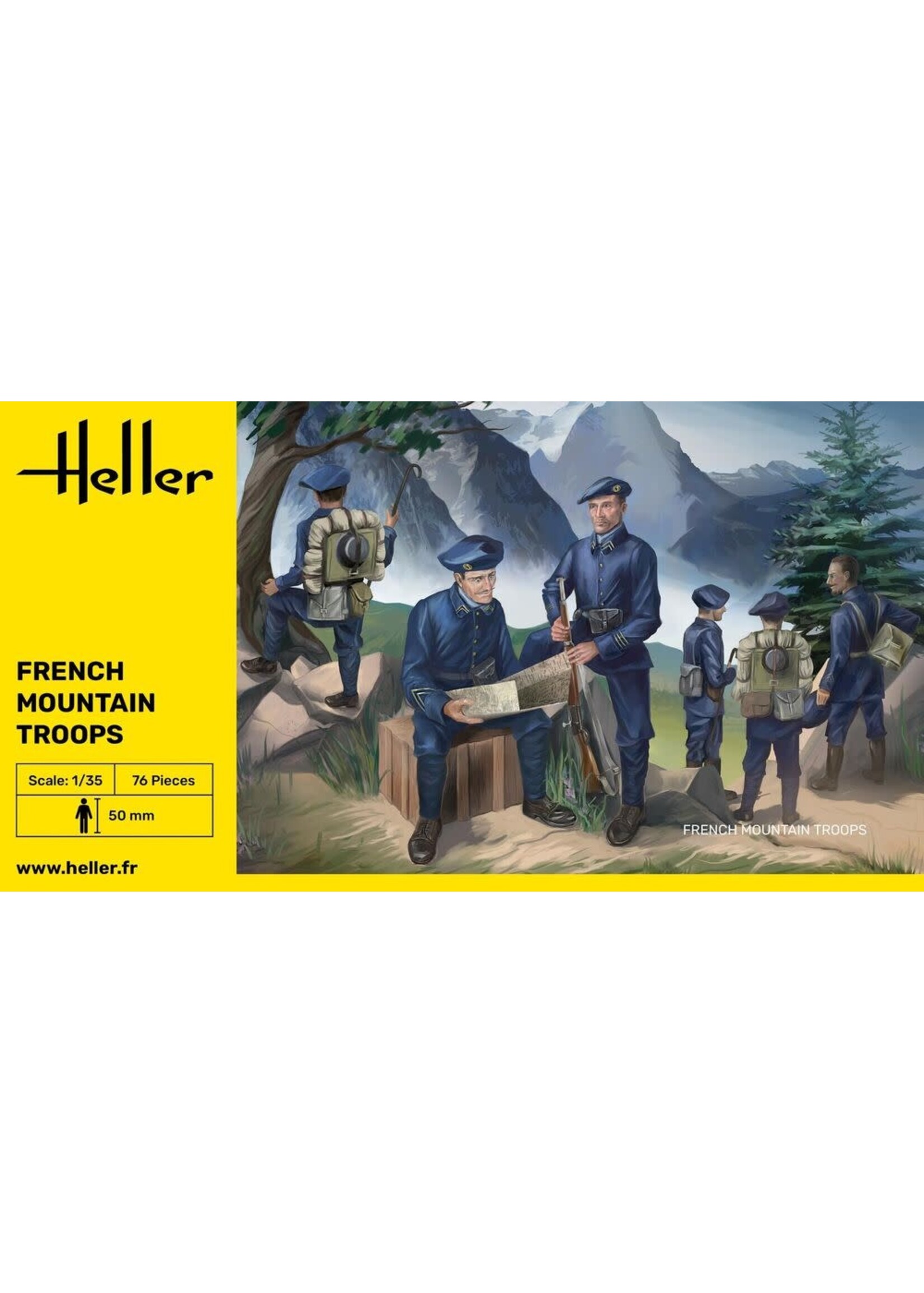 Heller HLR81223 French Mountain Troops (1/35)