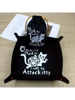 Dice Bag & Tray Clickity Clackity Roll for Attackitty