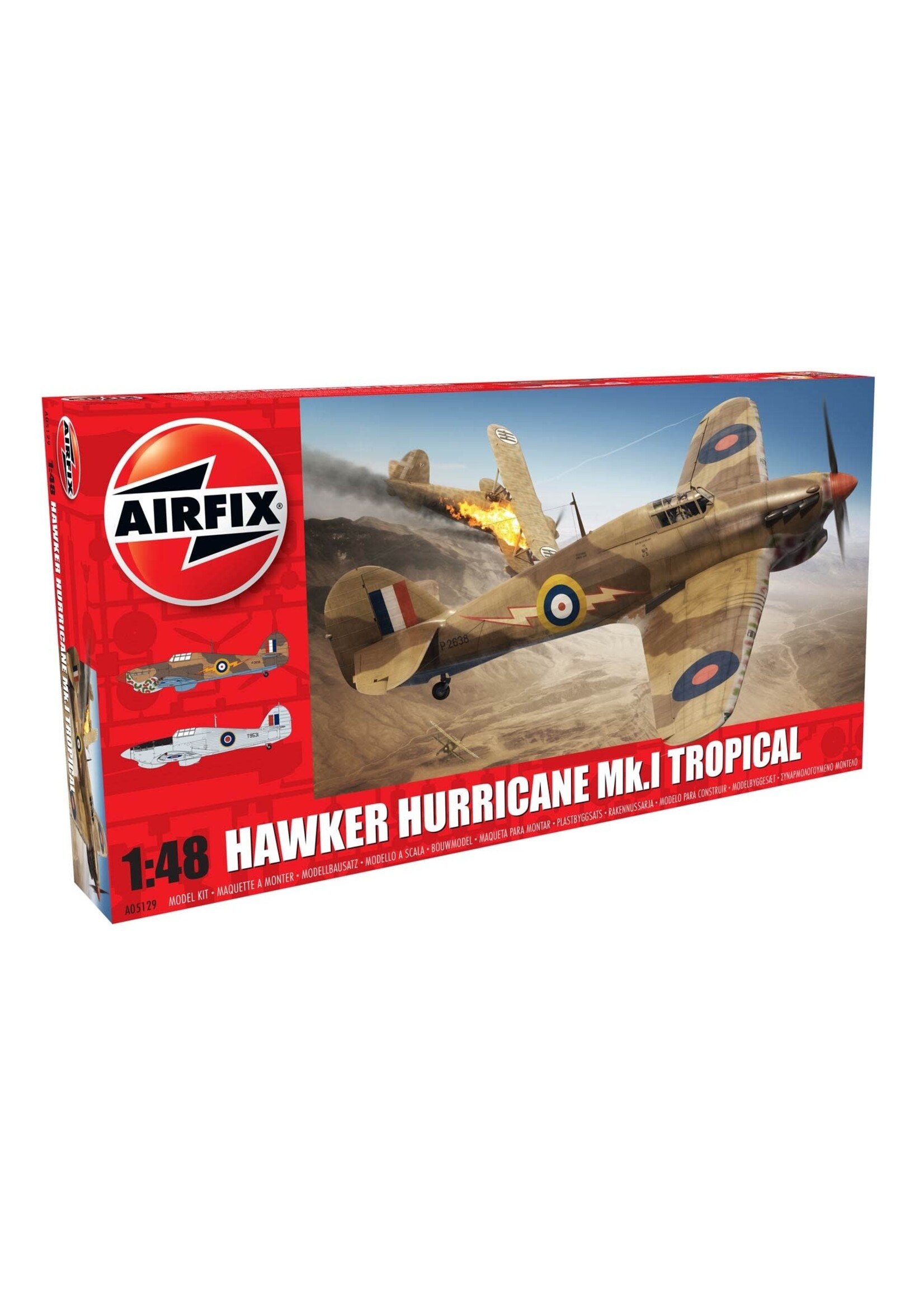 Airfix ***AIR05129 Hawker Hurricane MK1 Tropical (1/48)