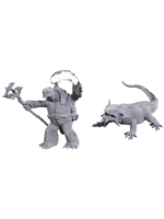 WizKids WK90707 WV24 DnD Tortle Druid & Wild Shape Giant Lizard