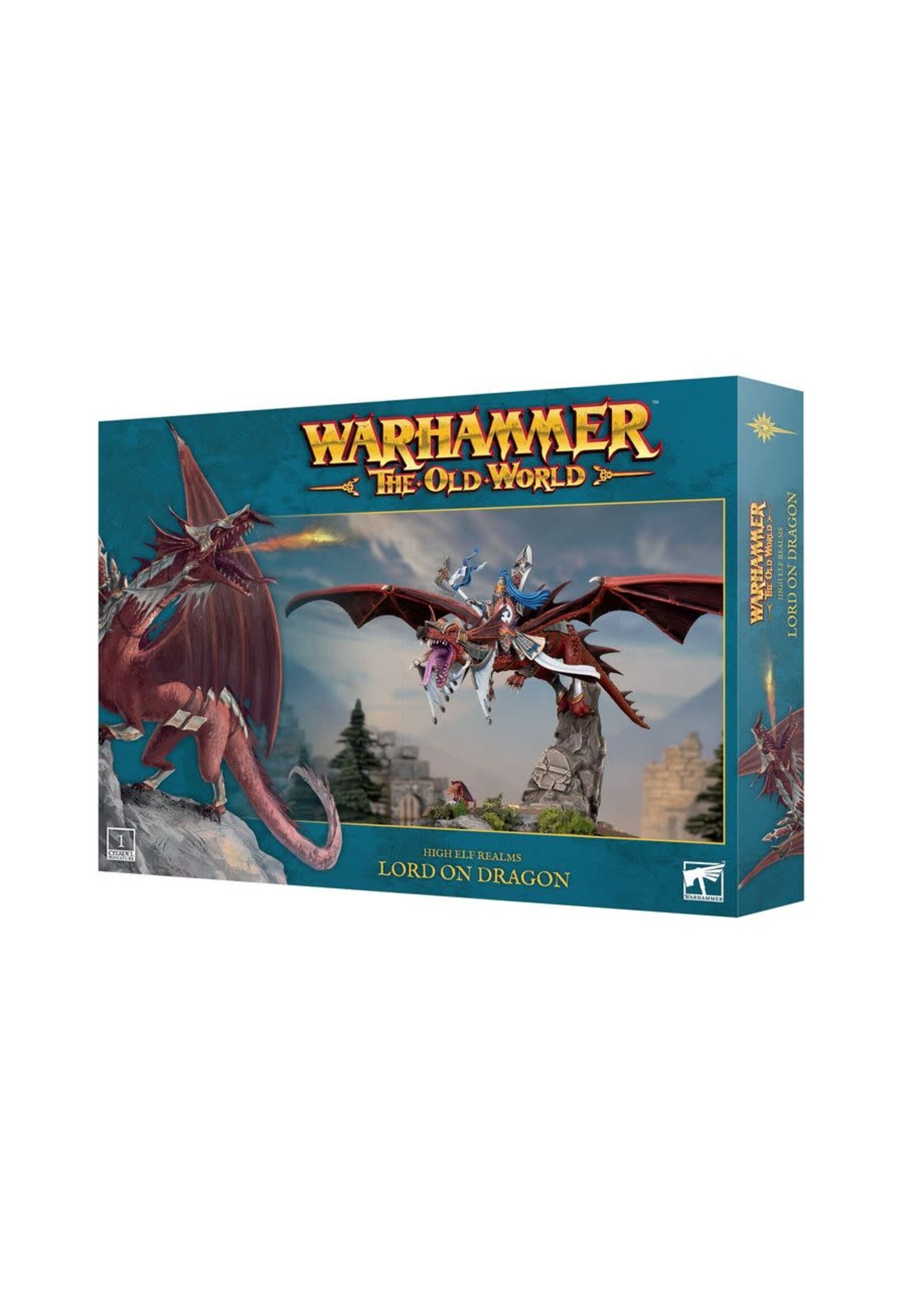Old World High Elf Realms Lord on Dragon