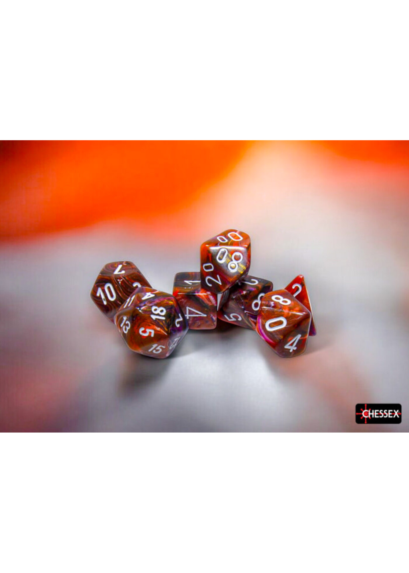 Chessex Dice RPG 27543 7pc Symphony White