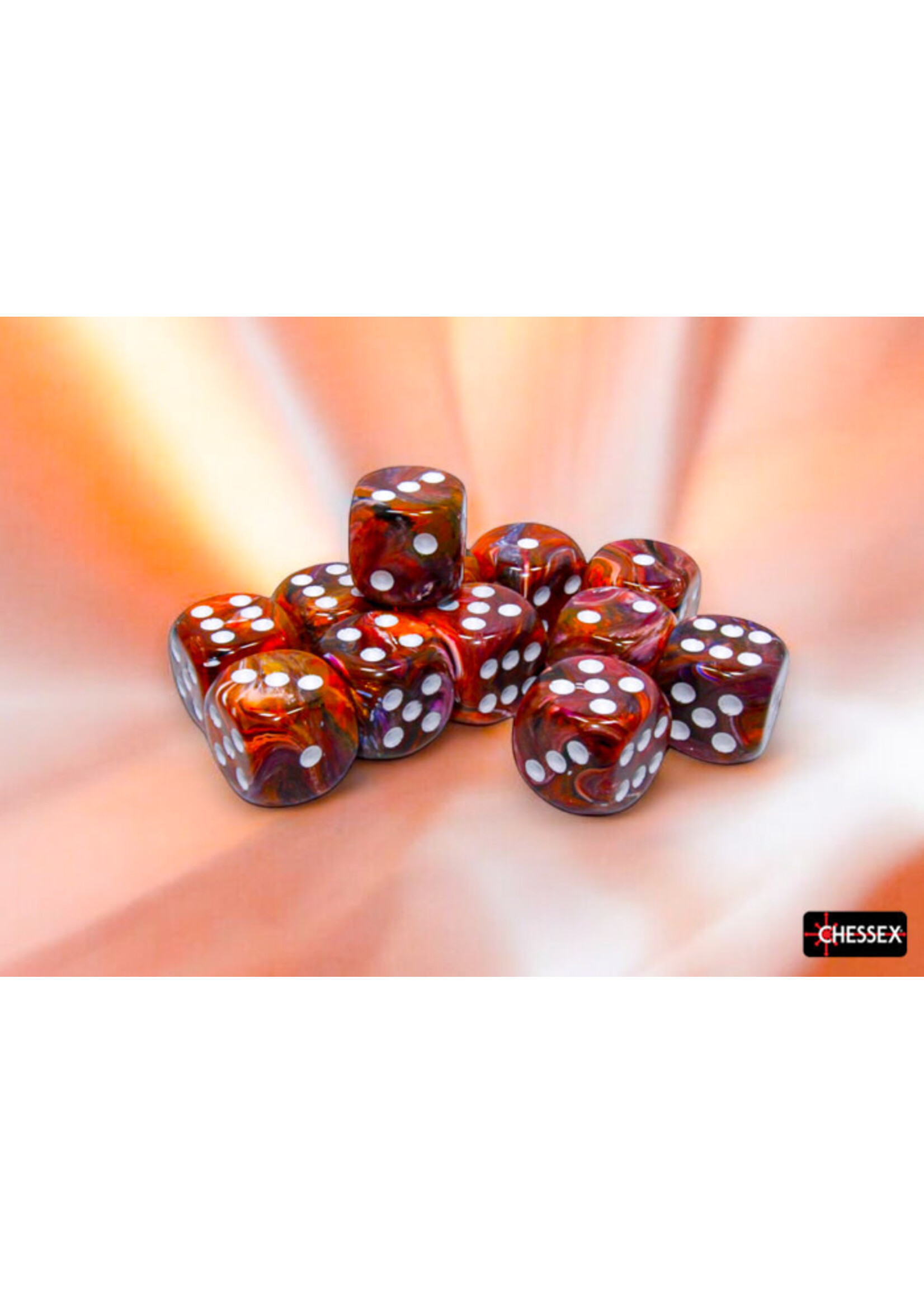 Chessex Dice 16mm 27743 12pc Symphony White