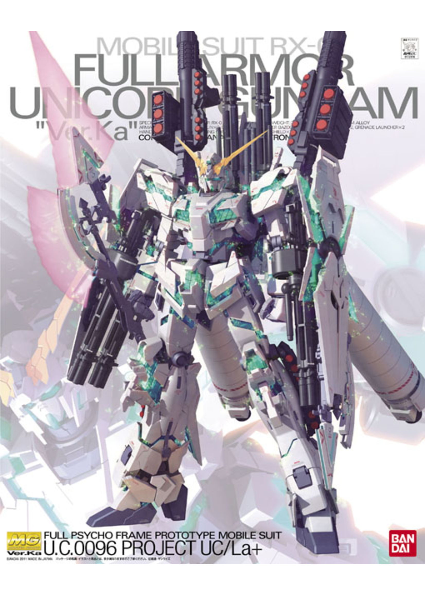 Bandai BANDAI5061589 MG RX-0 Full Armor Unicorn Gundam Ver Ka (1/100)