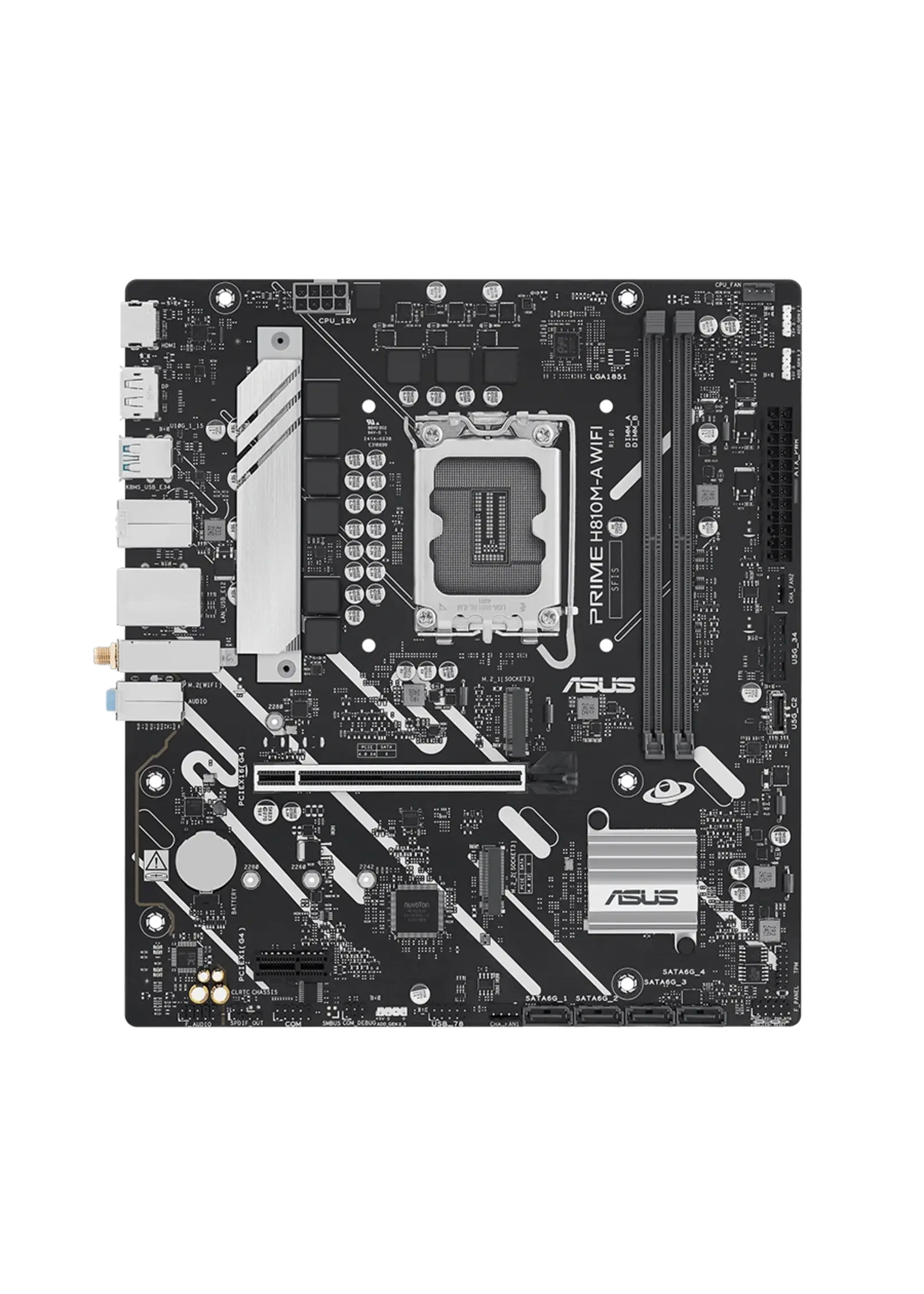 Asus ASUS Prime H810M-A WIFI-CSM Intel LGA 1851 DDR5 Motherboard