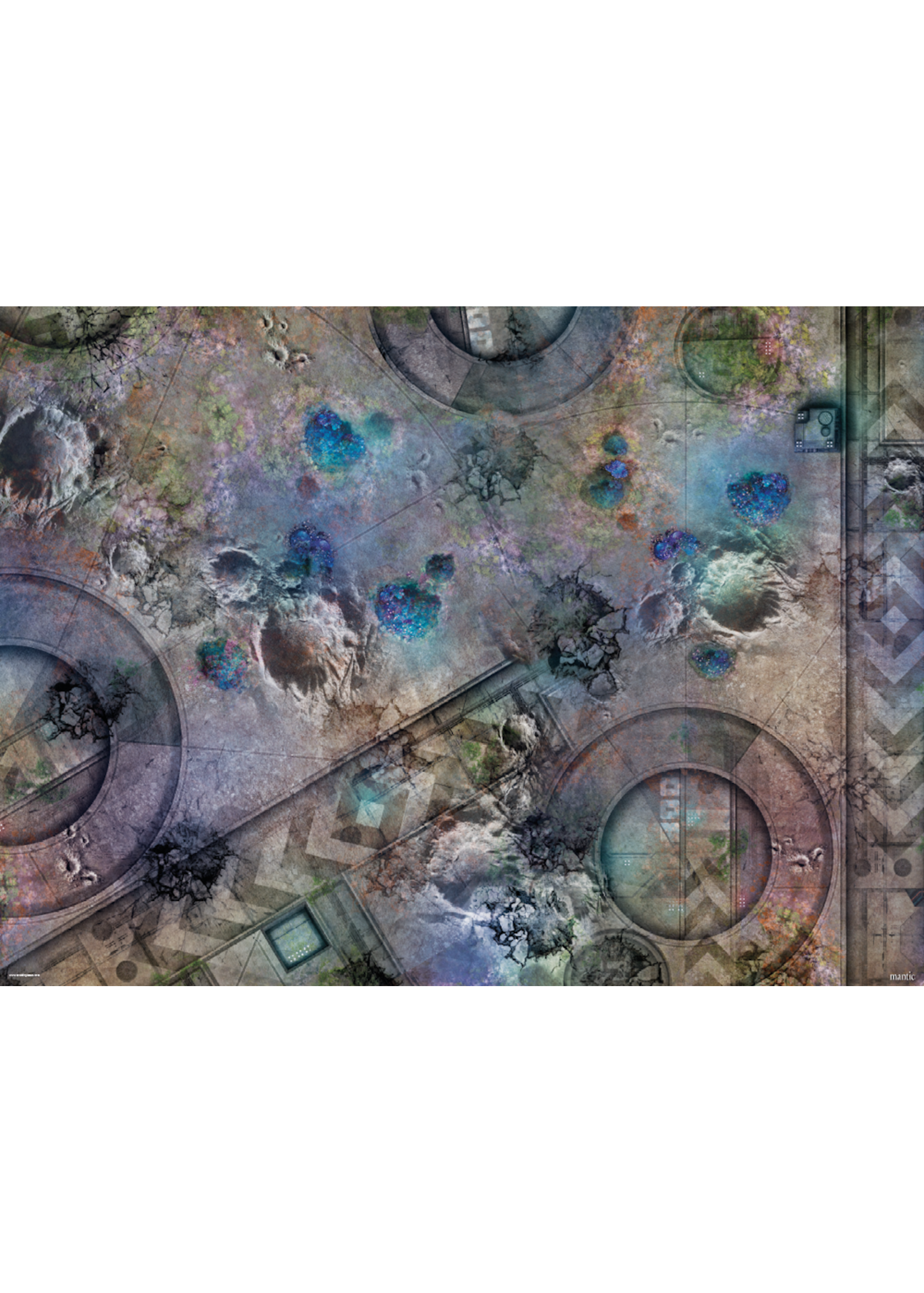 Mantic Games Battle Mat 6x4 Grim Battlefield