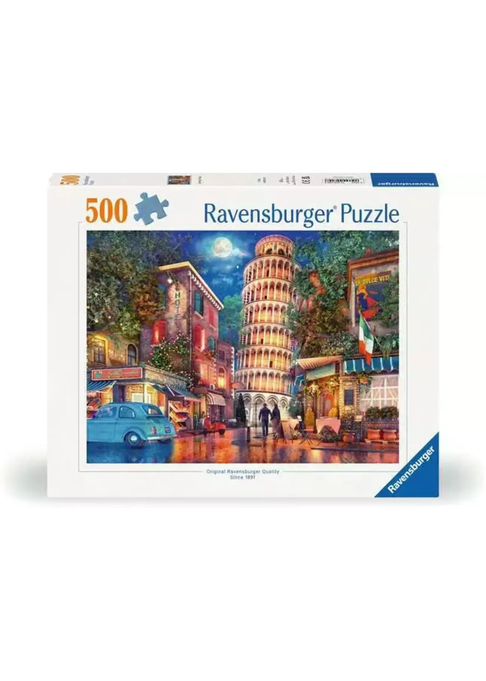 Ravensburger RAV12000709 Streets of Pisa (Puzzle500)