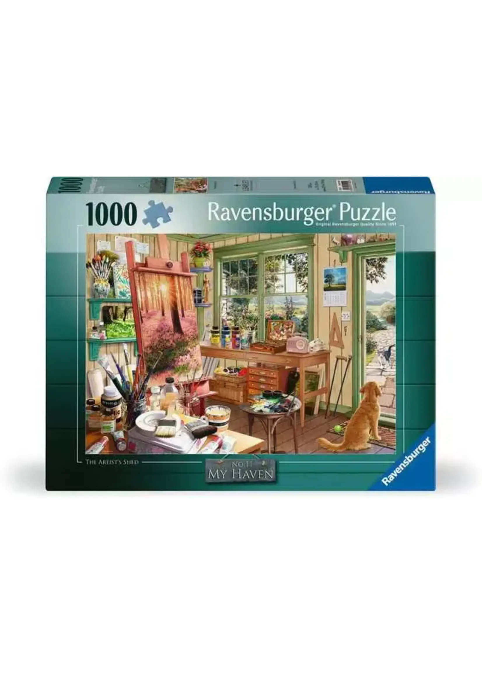 Ravensburger RAV12001100 The Artists Shed (Puzzle1000)