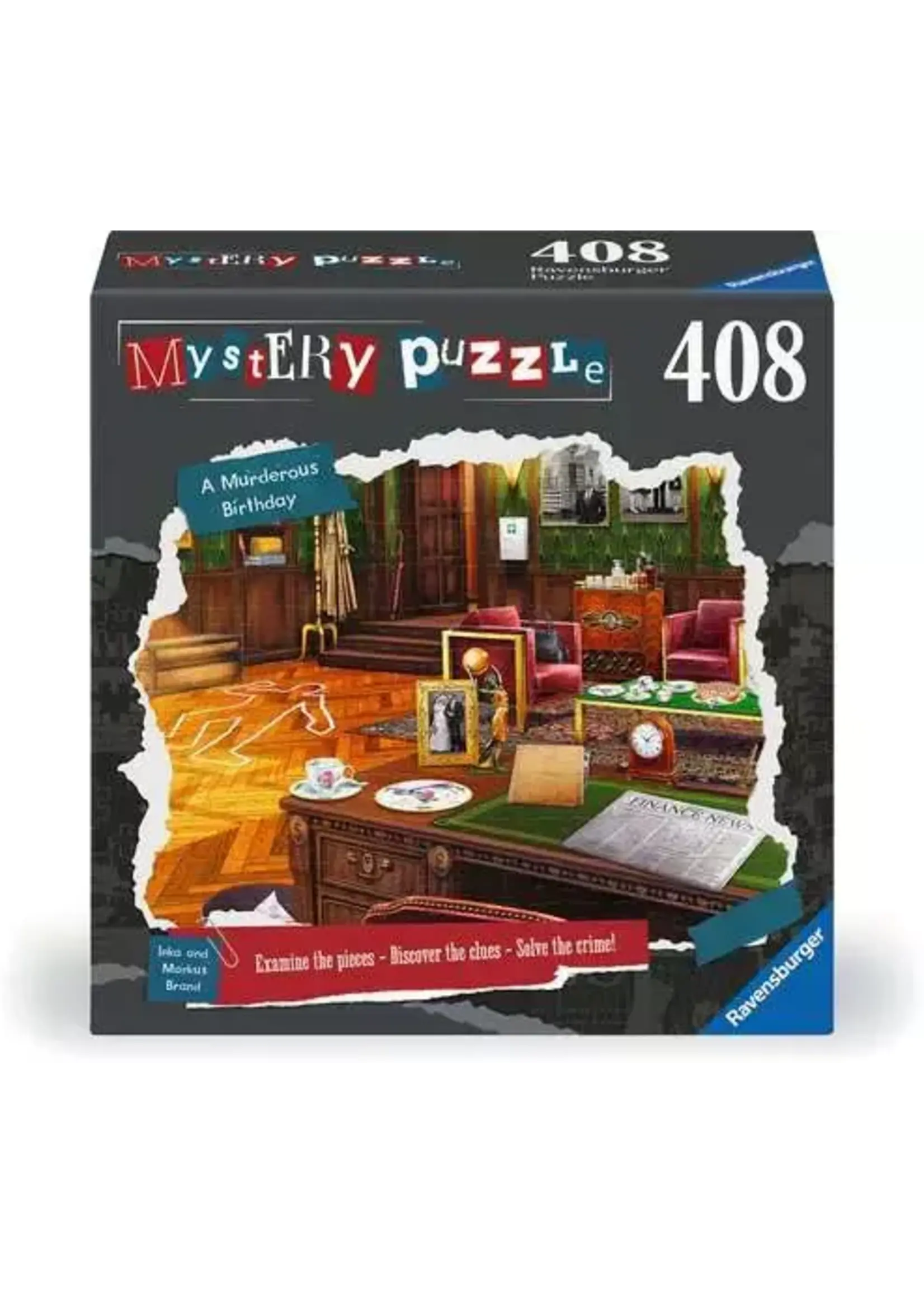 Ravensburger RAV12001187 Mystery Puzzle A Murderous Birthday (Puzzle408)