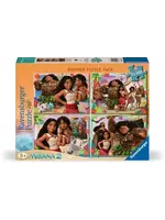 Ravensburger RAV12004069 Disney Moana 2 (Puzzle4x100)
