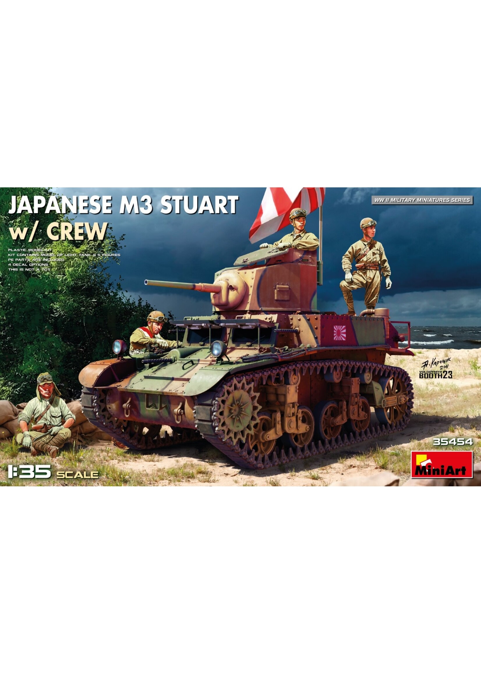 MiniArt MIART35454 Japanese M3 Stuart with Crew (1/35)