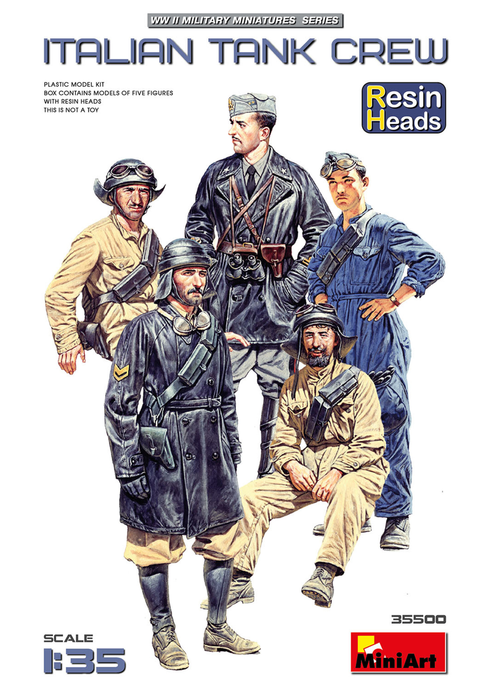 MiniArt MIART35500 Italian Tank Crew (1/35)