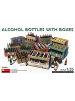 MiniArt MIART35665 Alcohol Bottles with Boxes (1/35)