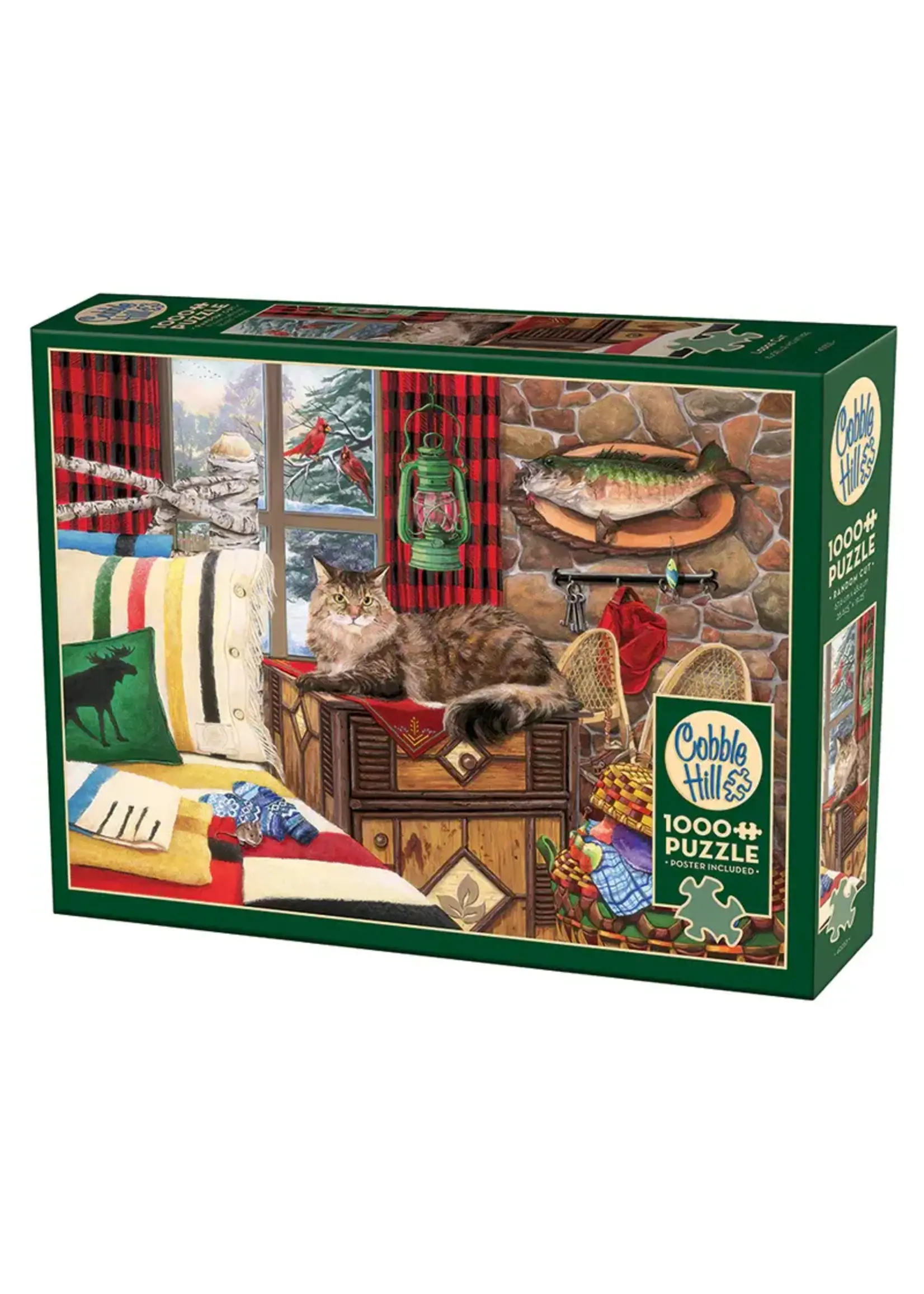 Cobble Hill CH40253 Lodge Cat (Puzzle1000)