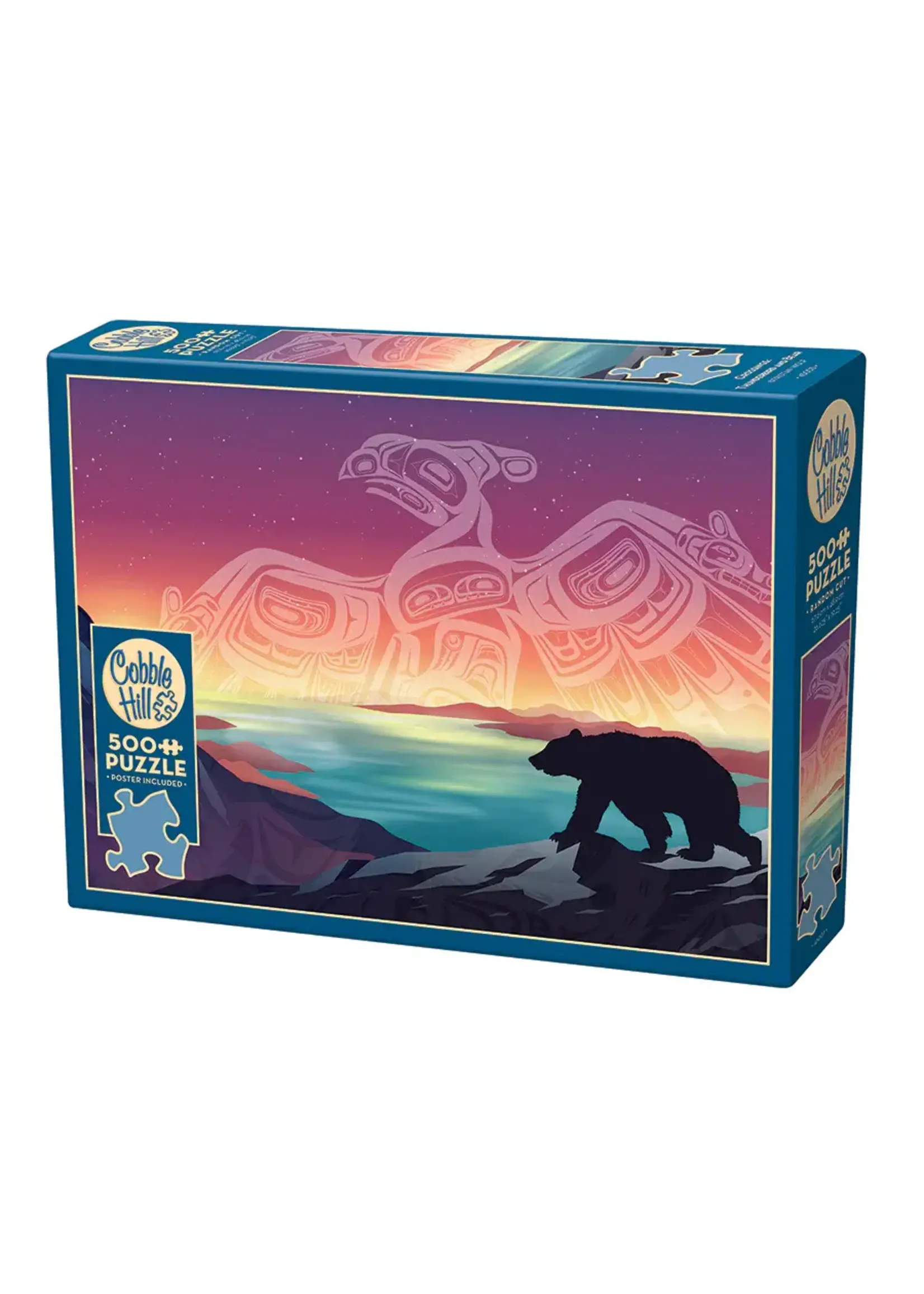 Cobble Hill CH45003 Crossings: Thunderbird and Bear (Puzzle500)