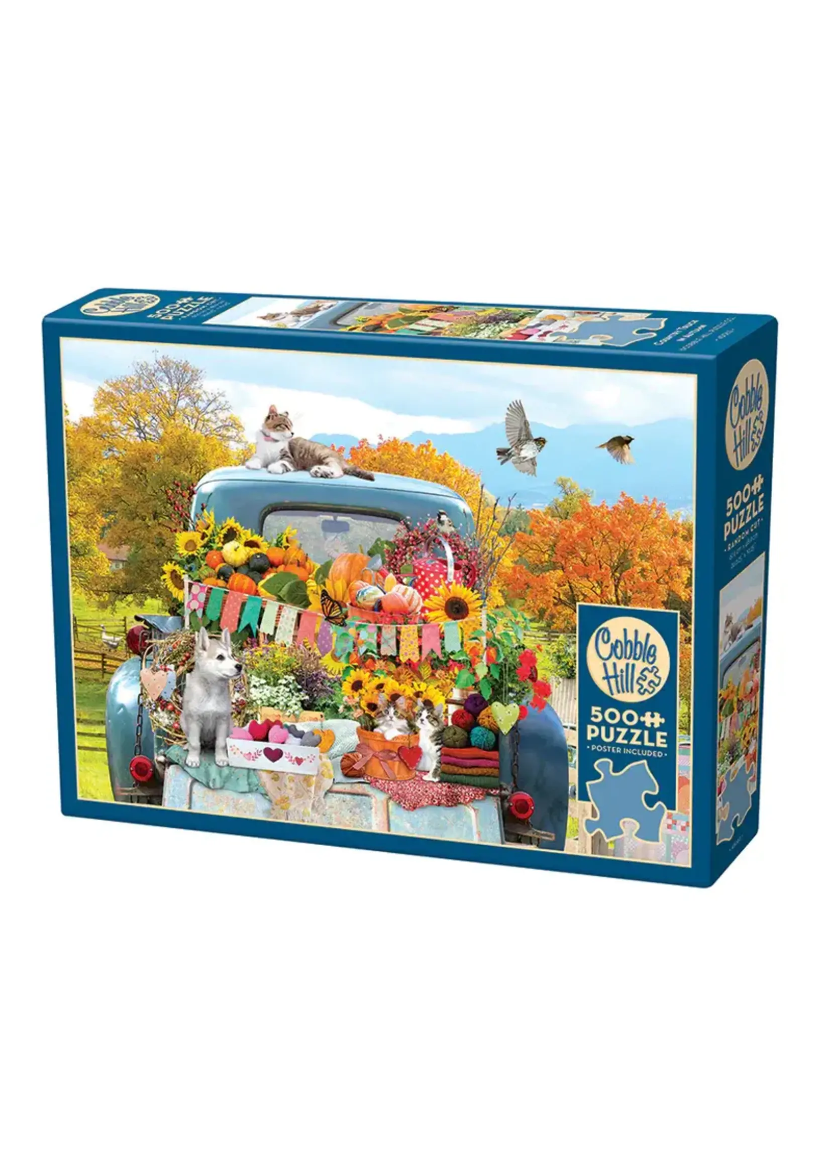 Cobble Hill CH45063 Country Truck in Autumn (Puzzle500)