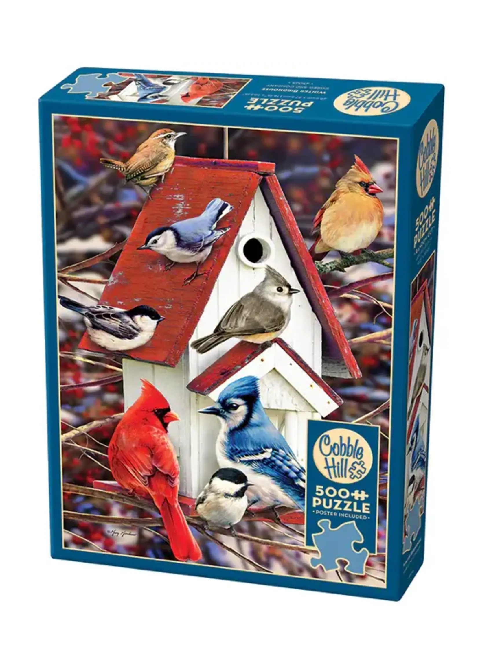 Cobble Hill CH45065 Winter Birdhouse (Puzzle500)