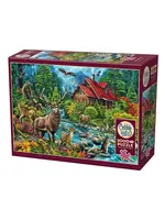 Cobble Hill CH49016 Red Roofed Cabin (Puzzle2000)