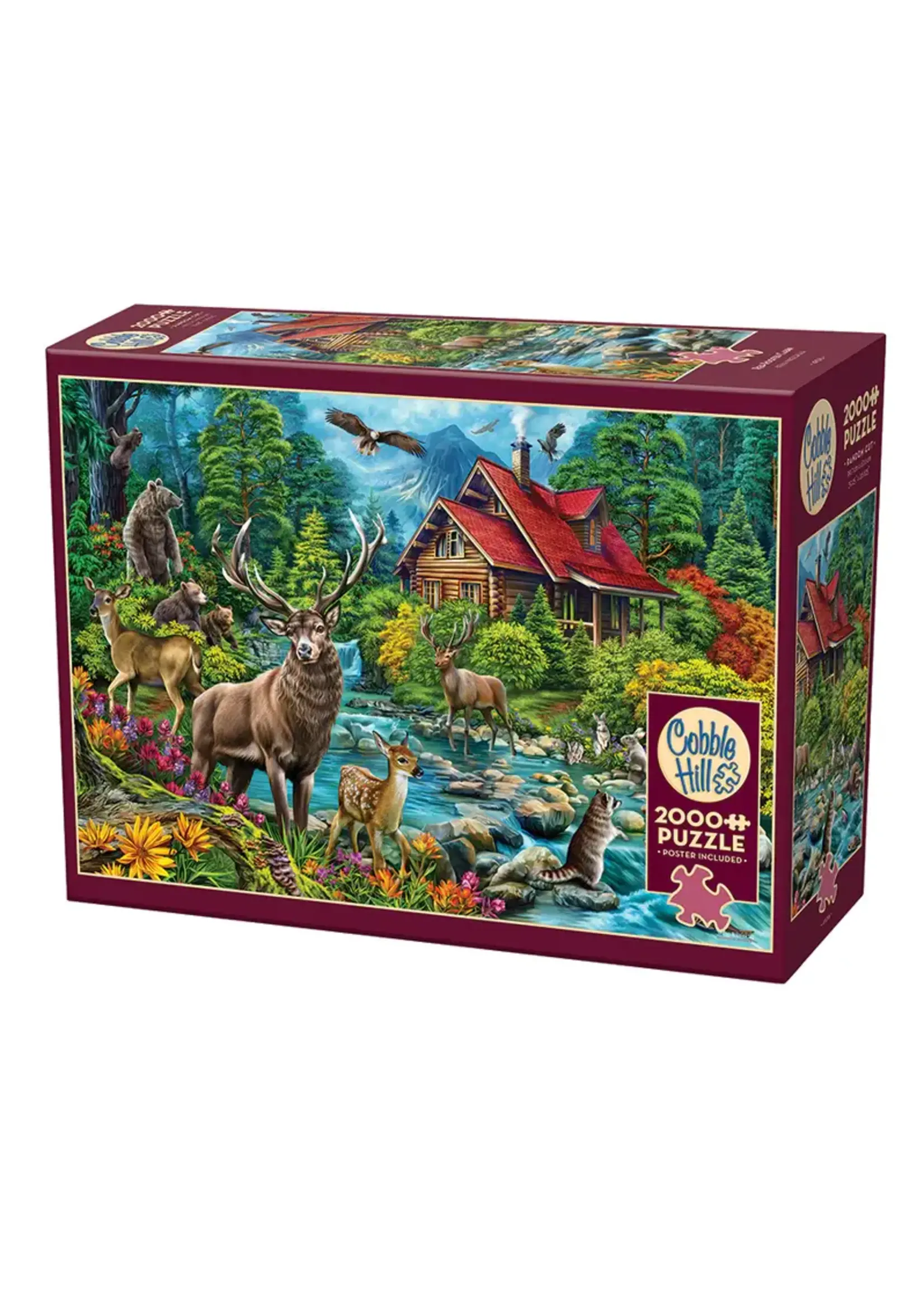 Cobble Hill CH49016 Red Roofed Cabin (Puzzle2000)