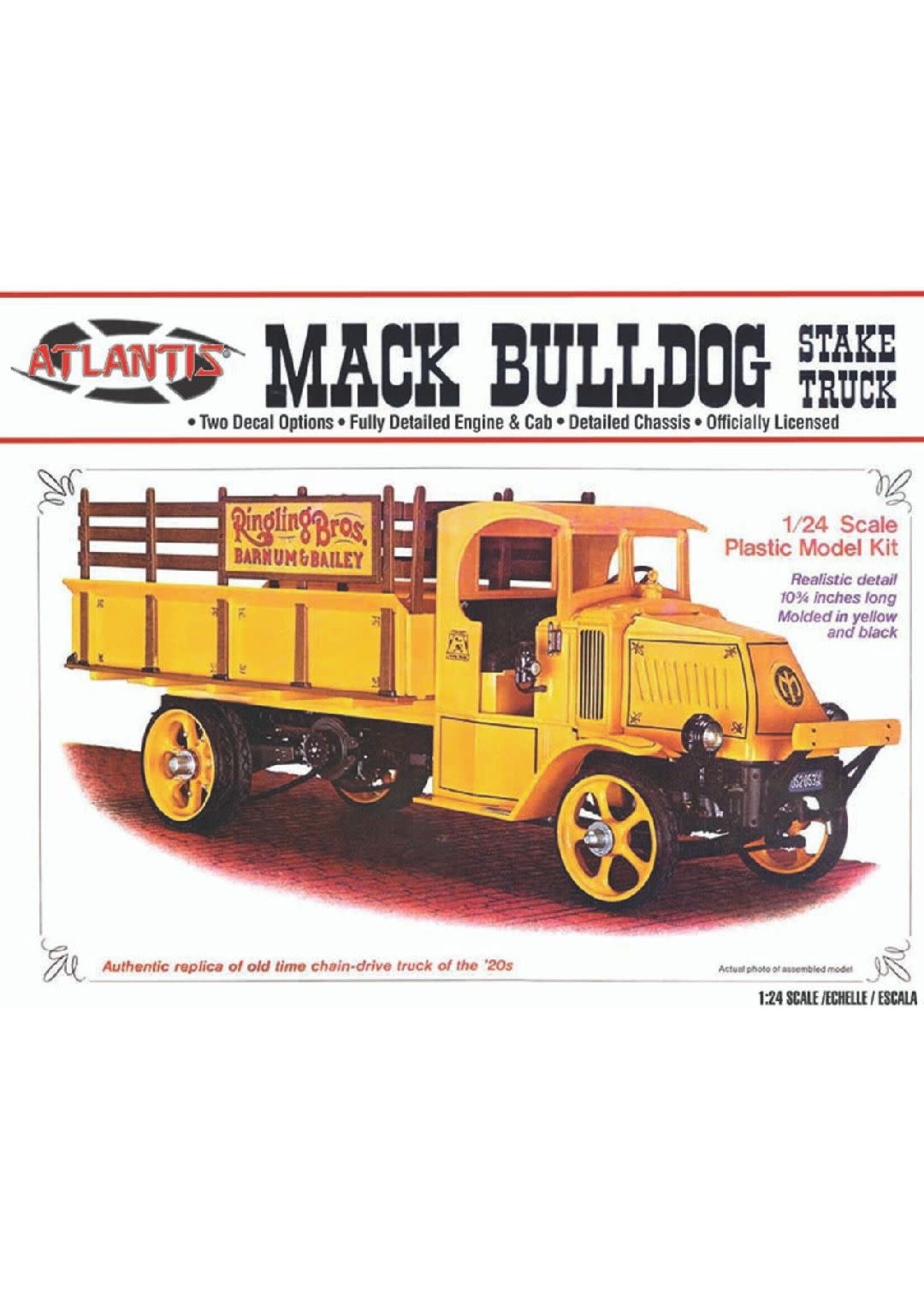 Atlantis AM2402 1926 Mack Bulldog Stake Truck (1/24)