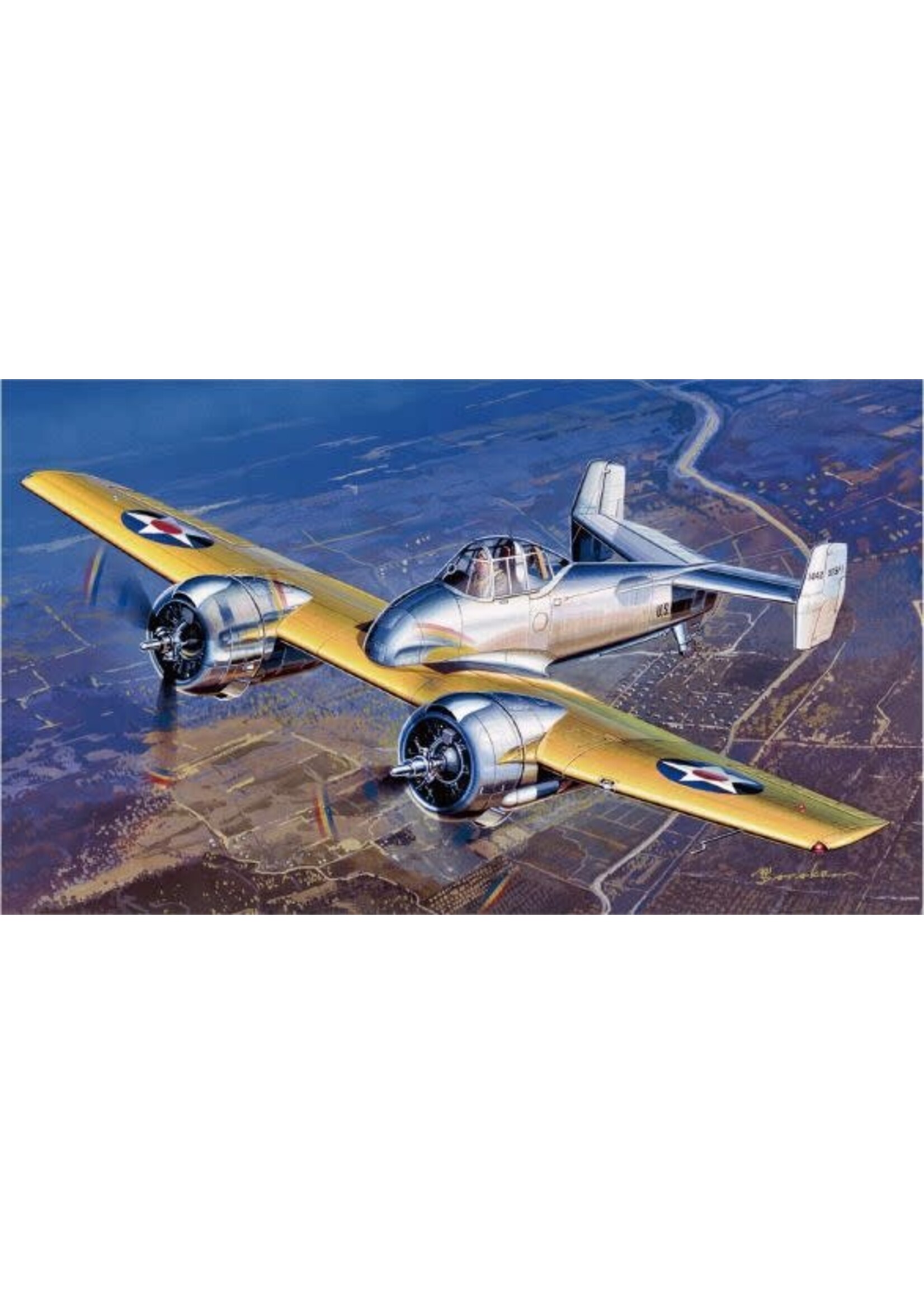 Academy ACA12363 USN XF5F-1 Skyrocket (1/48)
