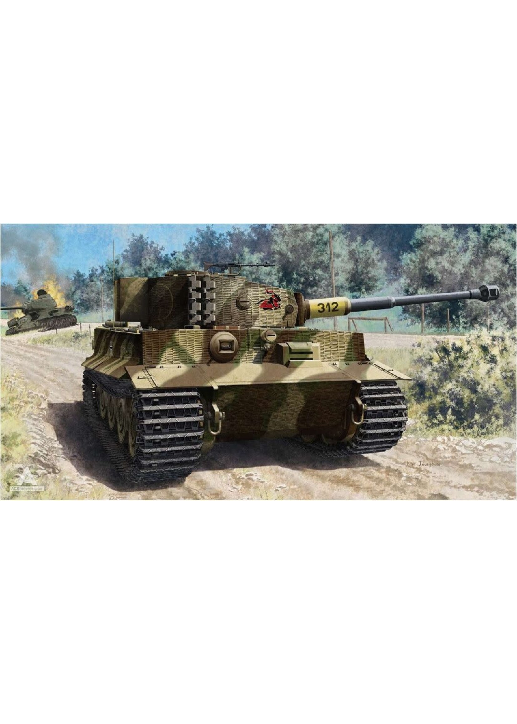 Academy ACA13431 German Tiger-I Late (1/72)