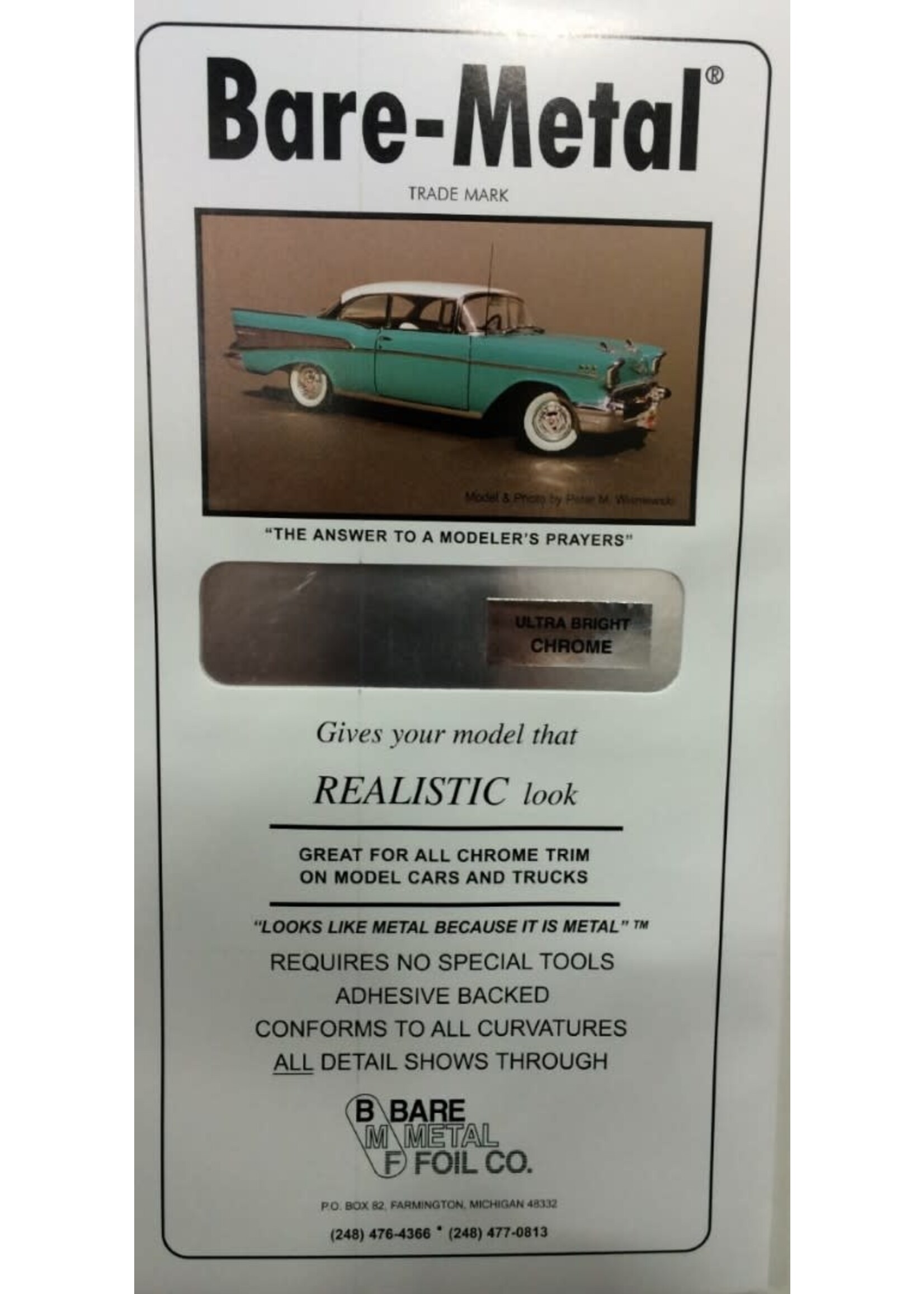Bare Metal Foil Bare Metal Foil Ultra Bright Chrome Foil